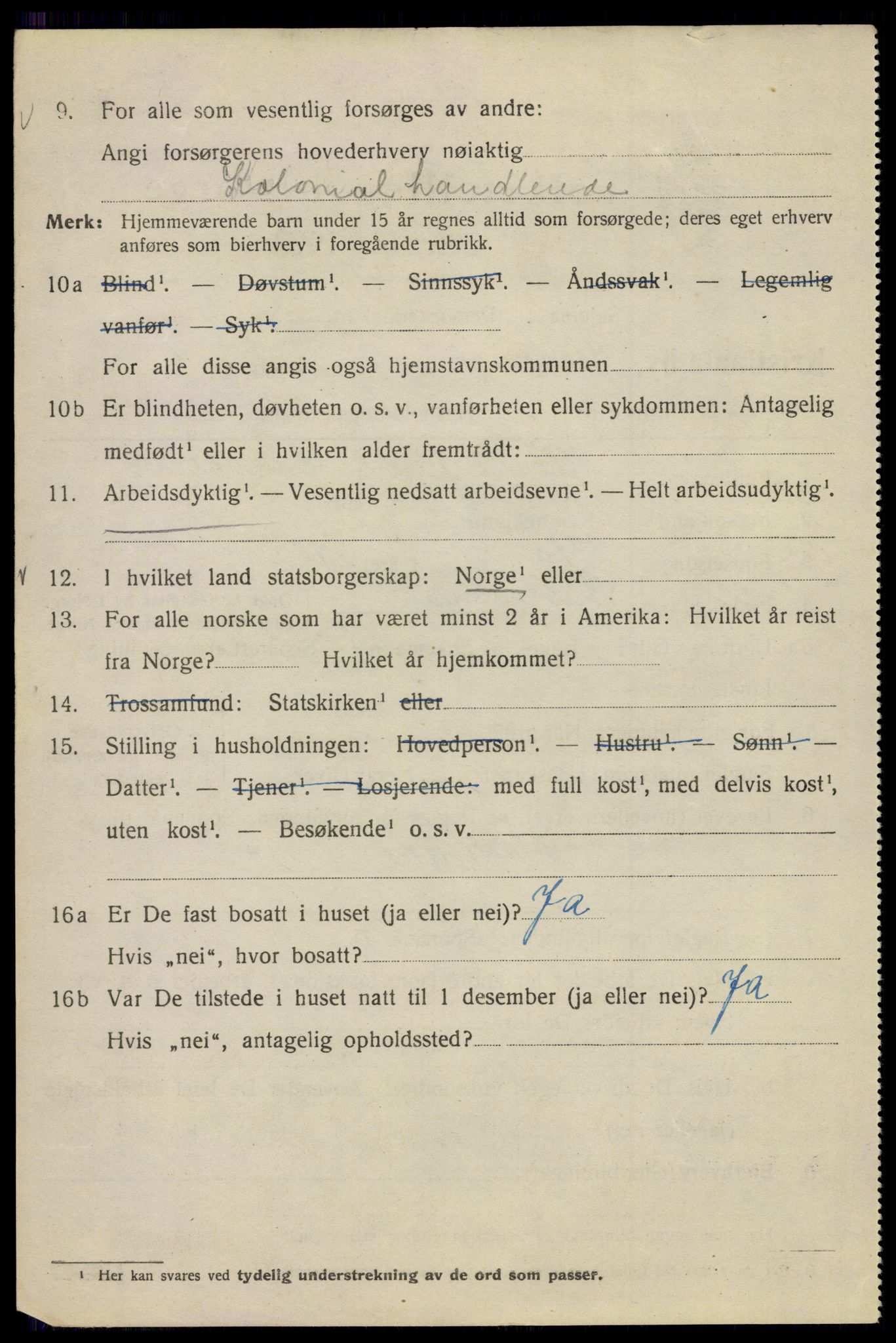 SAO, Folketelling 1920 for 0301 Kristiania kjøpstad, 1920, s. 258390