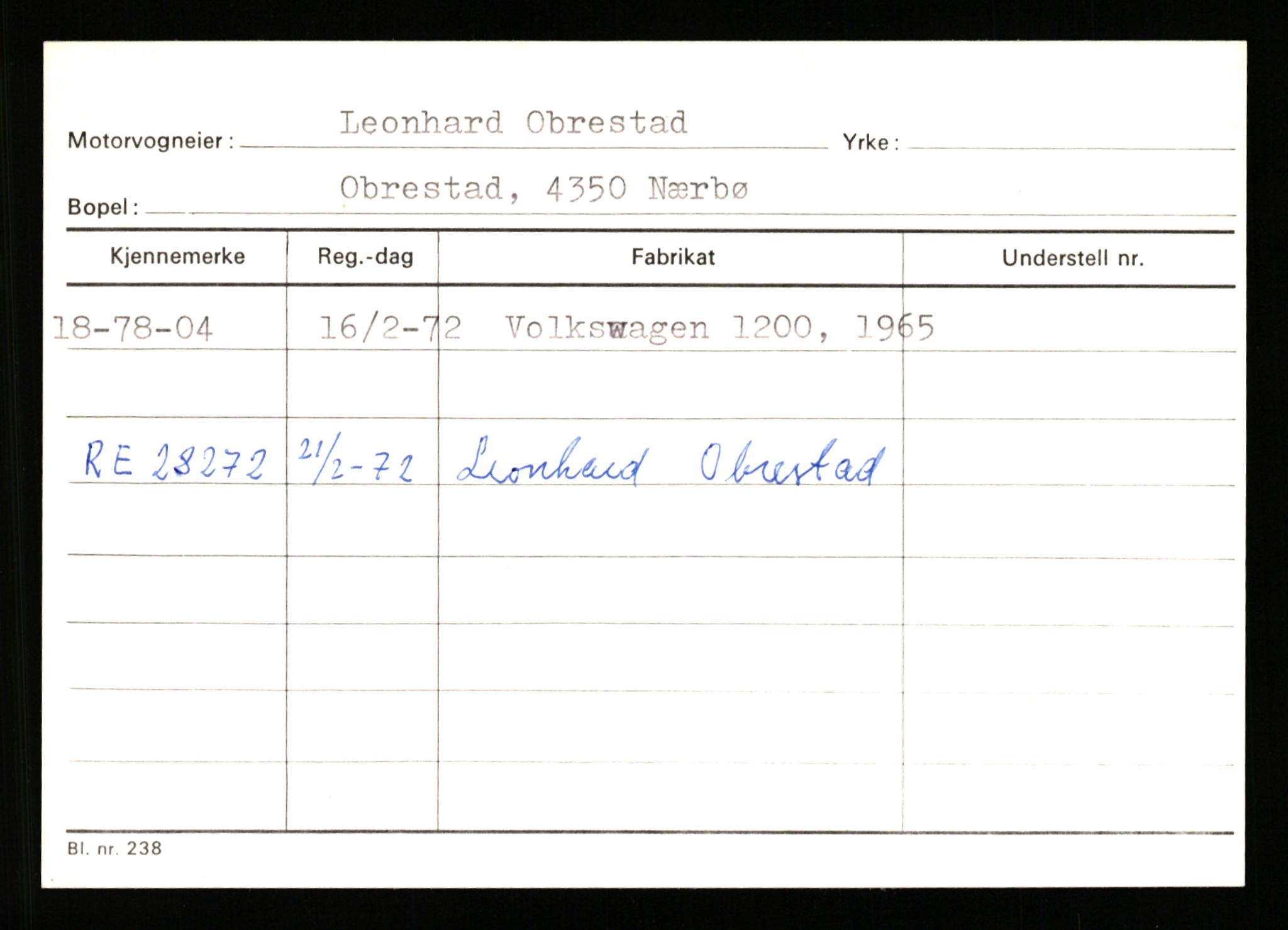 Stavanger trafikkstasjon, AV/SAST-A-101942/0/G/L0010: Registreringsnummer: 130000 - 239953, 1930-1971, s. 2069