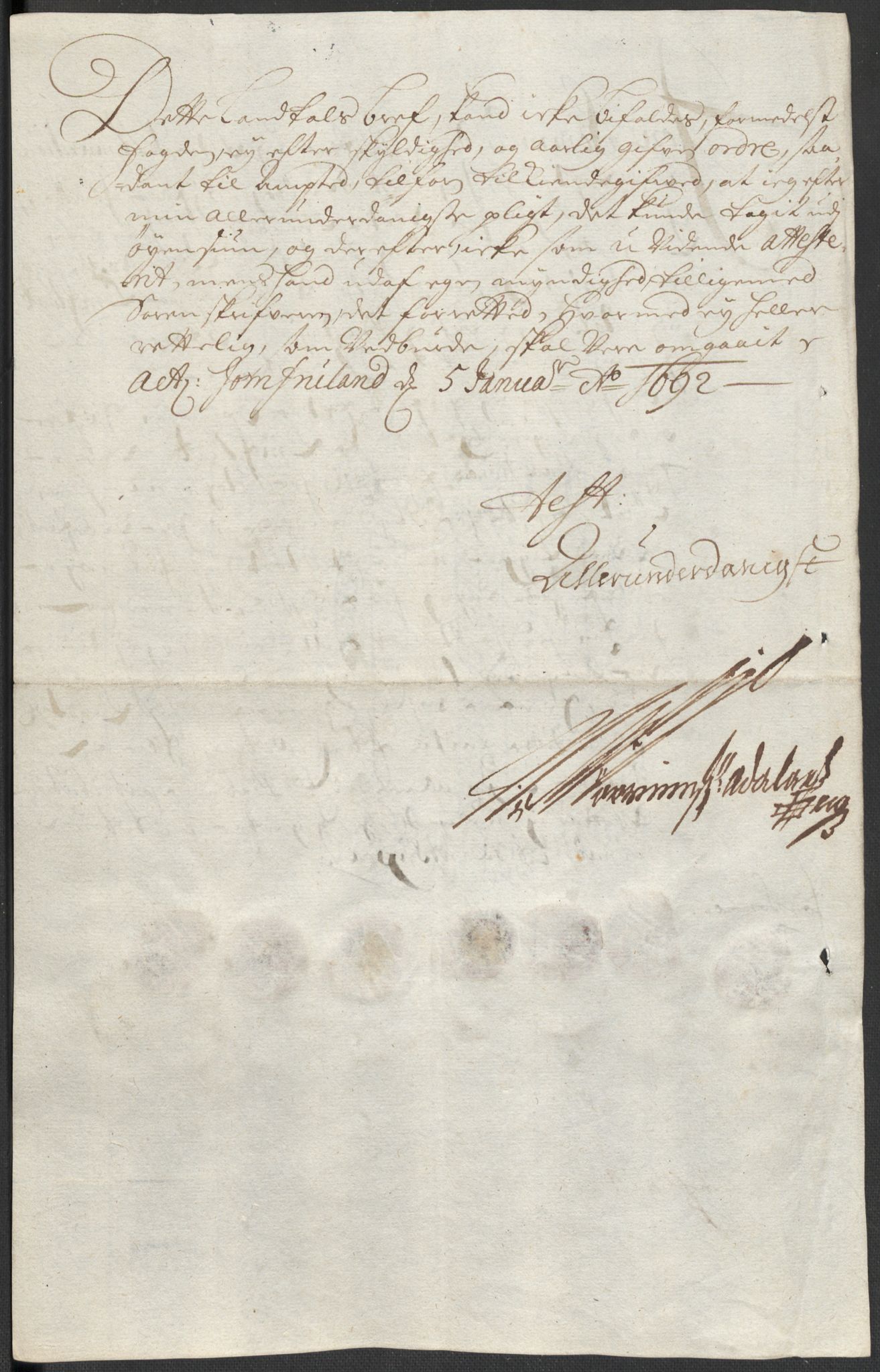 Rentekammeret inntil 1814, Reviderte regnskaper, Fogderegnskap, RA/EA-4092/R35/L2089: Fogderegnskap Øvre og Nedre Telemark, 1690-1692, s. 190