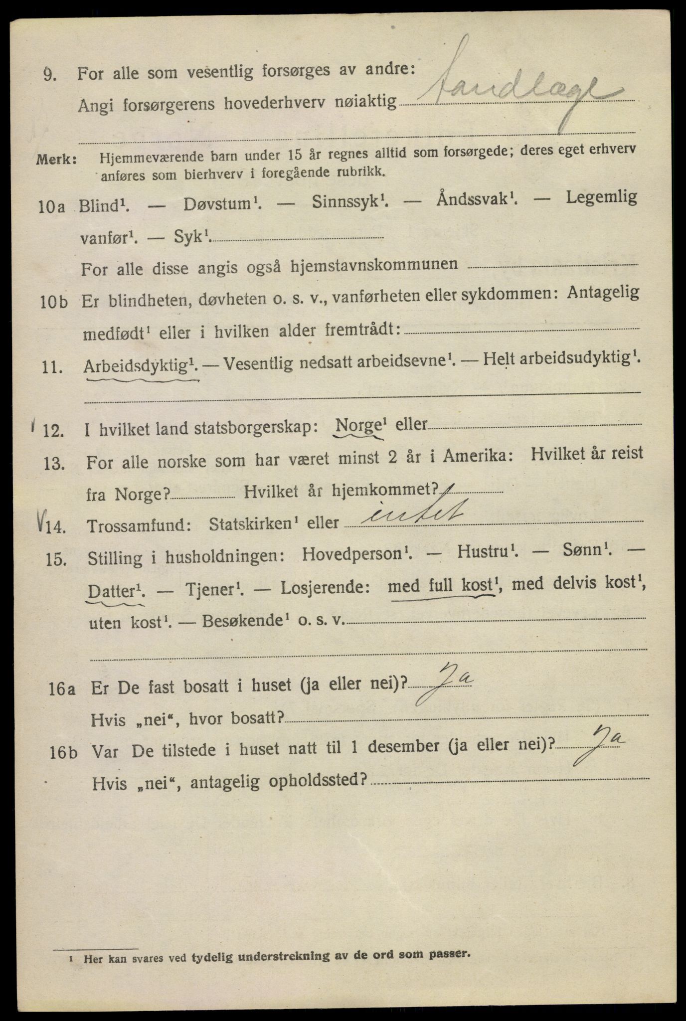 SAO, Folketelling 1920 for 0301 Kristiania kjøpstad, 1920, s. 410918