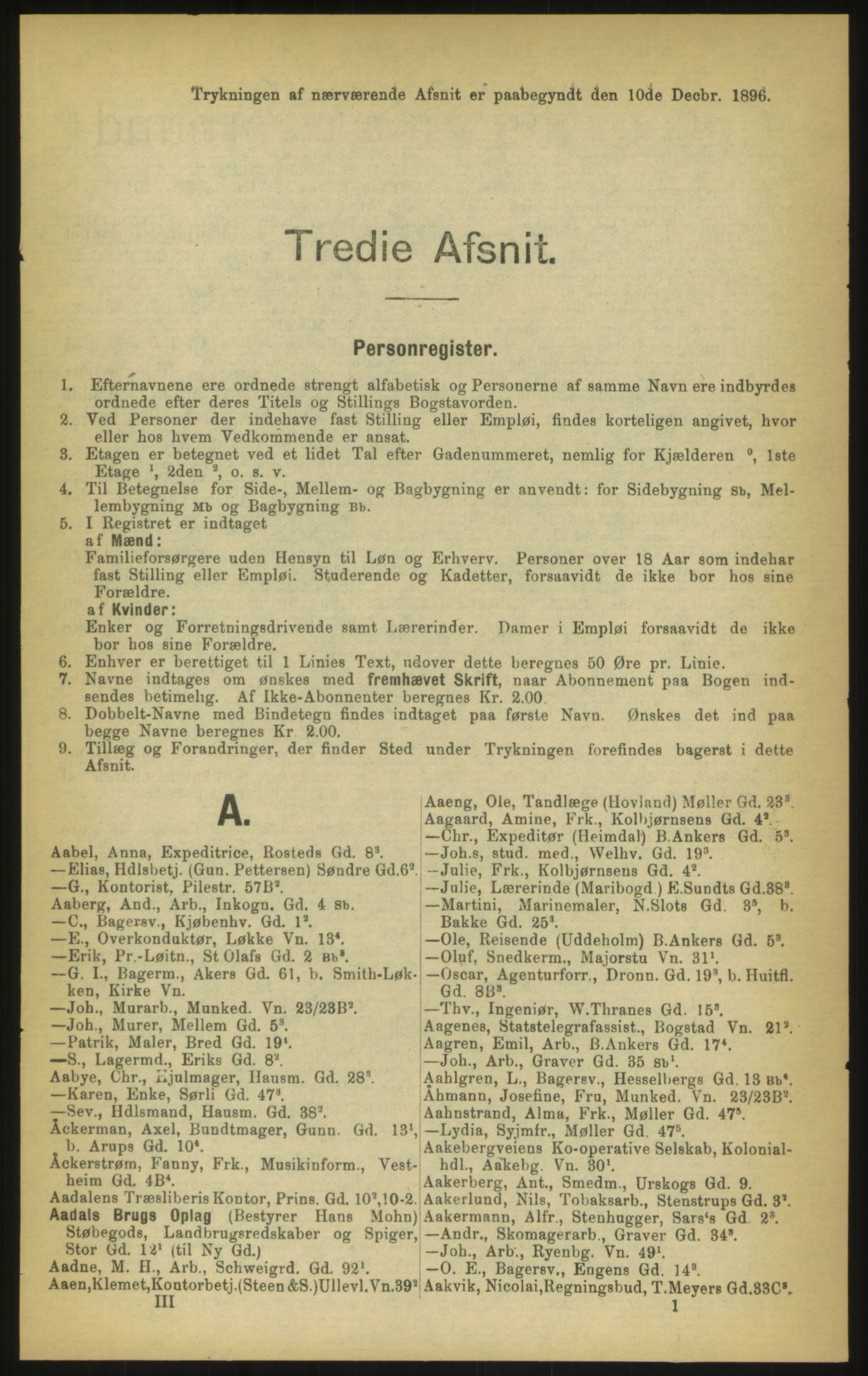 Kristiania/Oslo adressebok, PUBL/-, 1897, s. 101