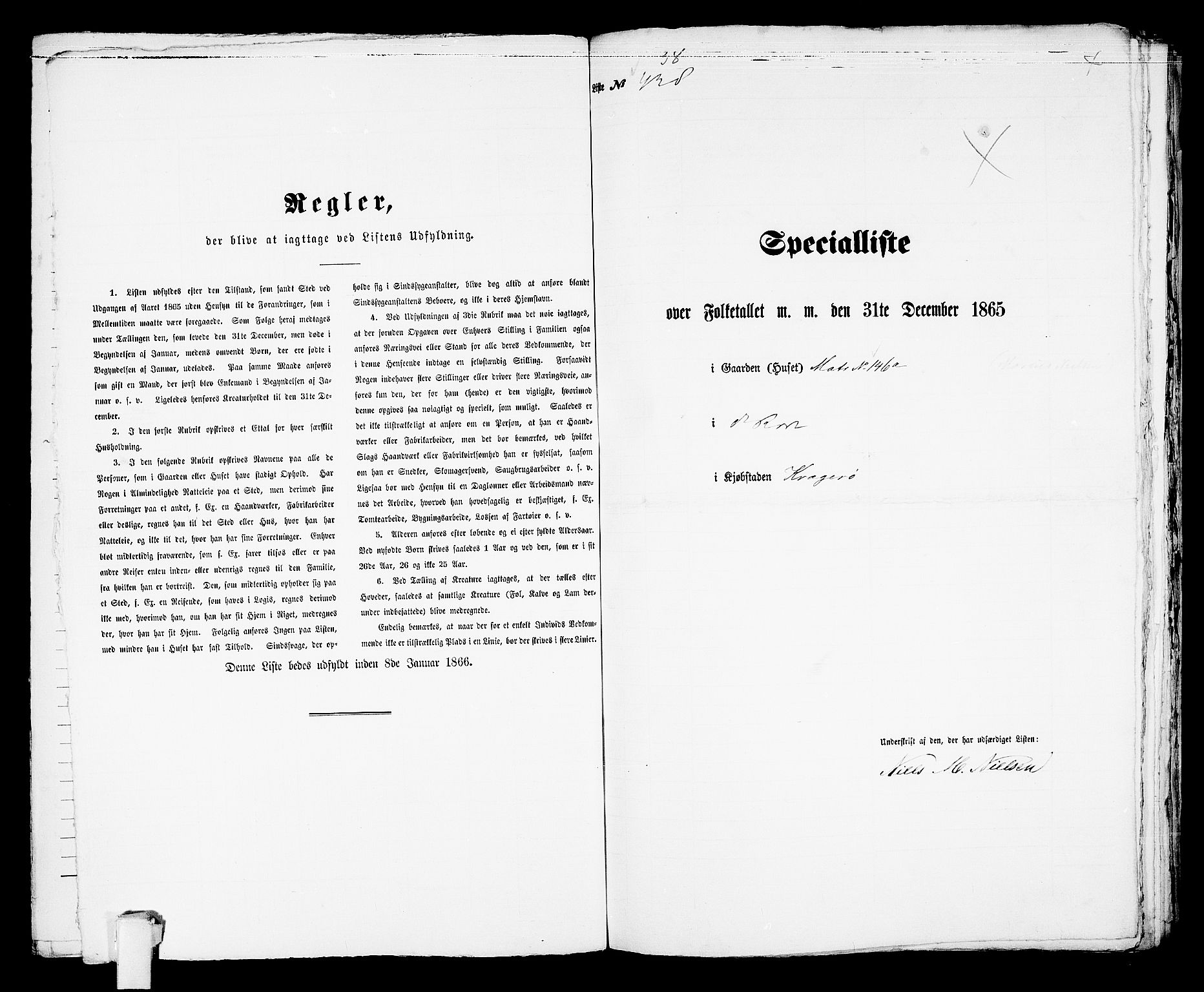 RA, Folketelling 1865 for 0801B Kragerø prestegjeld, Kragerø kjøpstad, 1865, s. 892