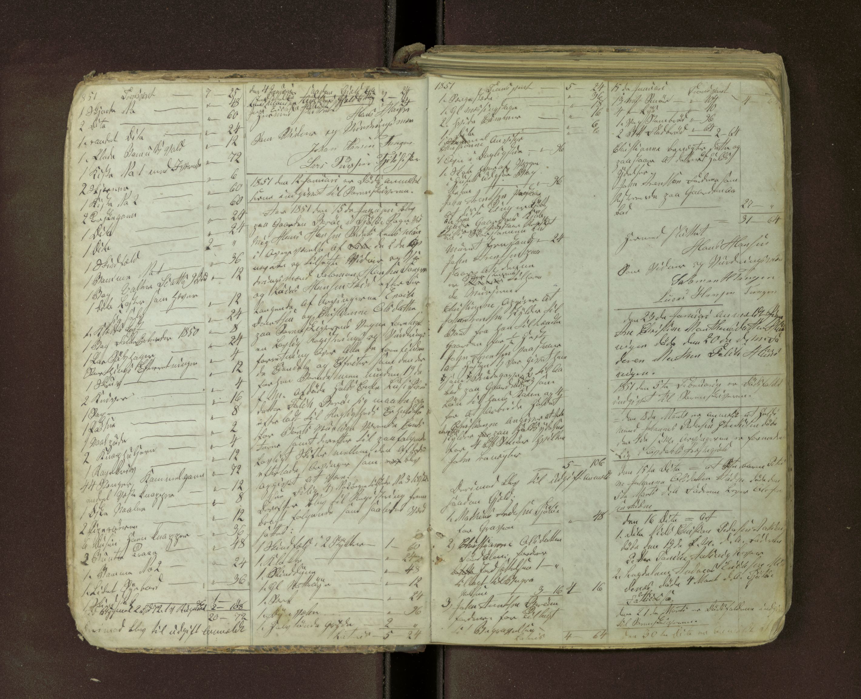Tjøtta lensmannskontor, AV/SAT-A-5712/1/02/L0002: 2.02.01 - Registreringsprotokoll, merk. dødsanmeldelse, 1845-1873