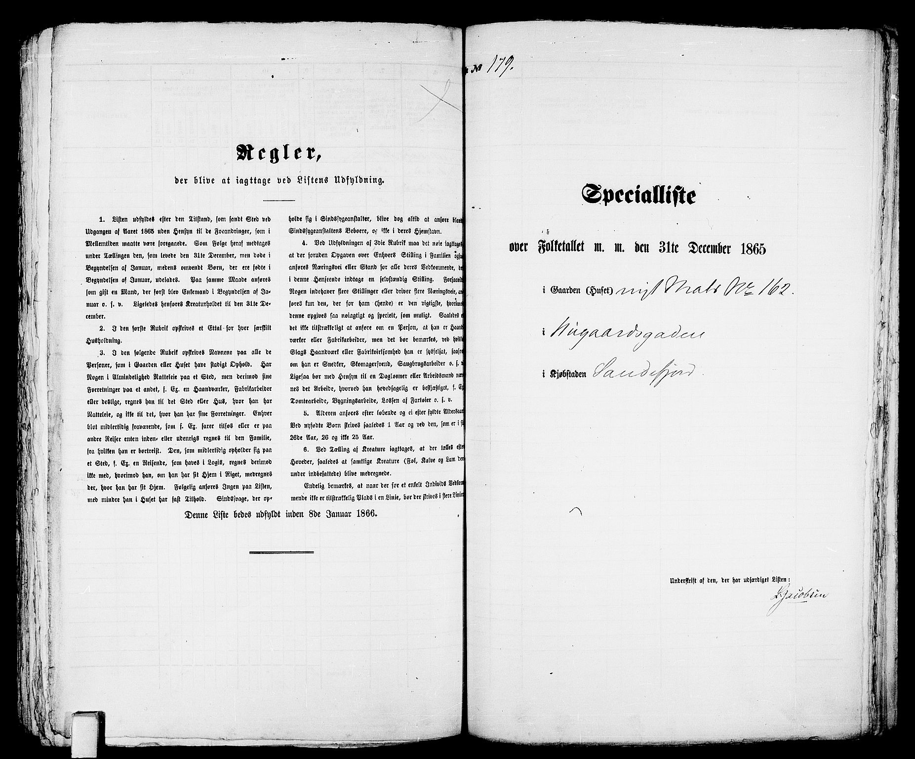 RA, Folketelling 1865 for 0706B Sandeherred prestegjeld, Sandefjord kjøpstad, 1865, s. 367