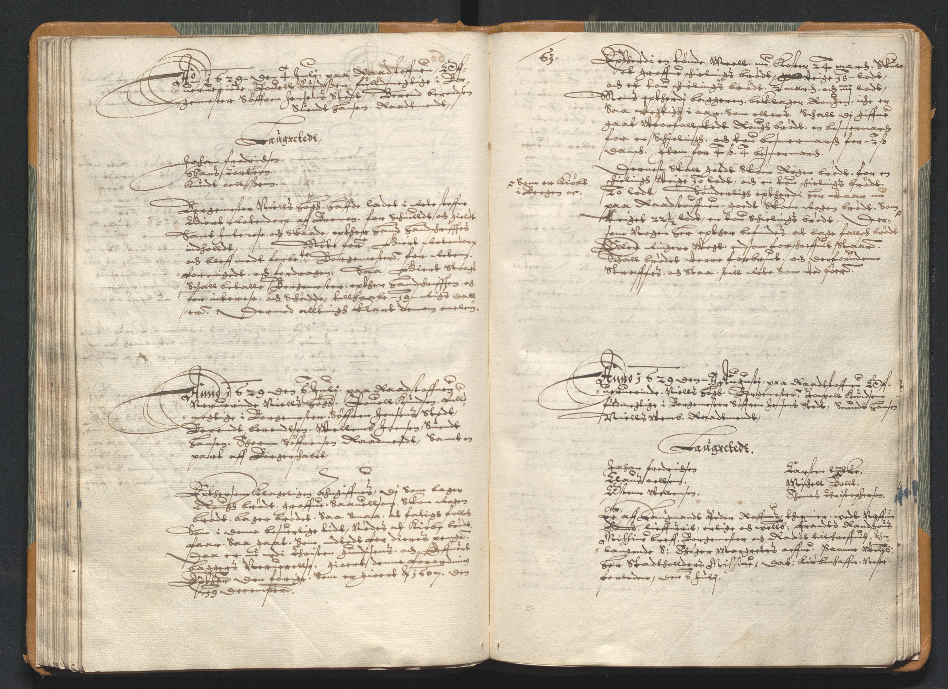 Stavanger byfogd, AV/SAST-A-101408/001/3/30/30BA/L0011: Byting- og rådsturettprotokoll, 1628-1631, s. 60b-61a