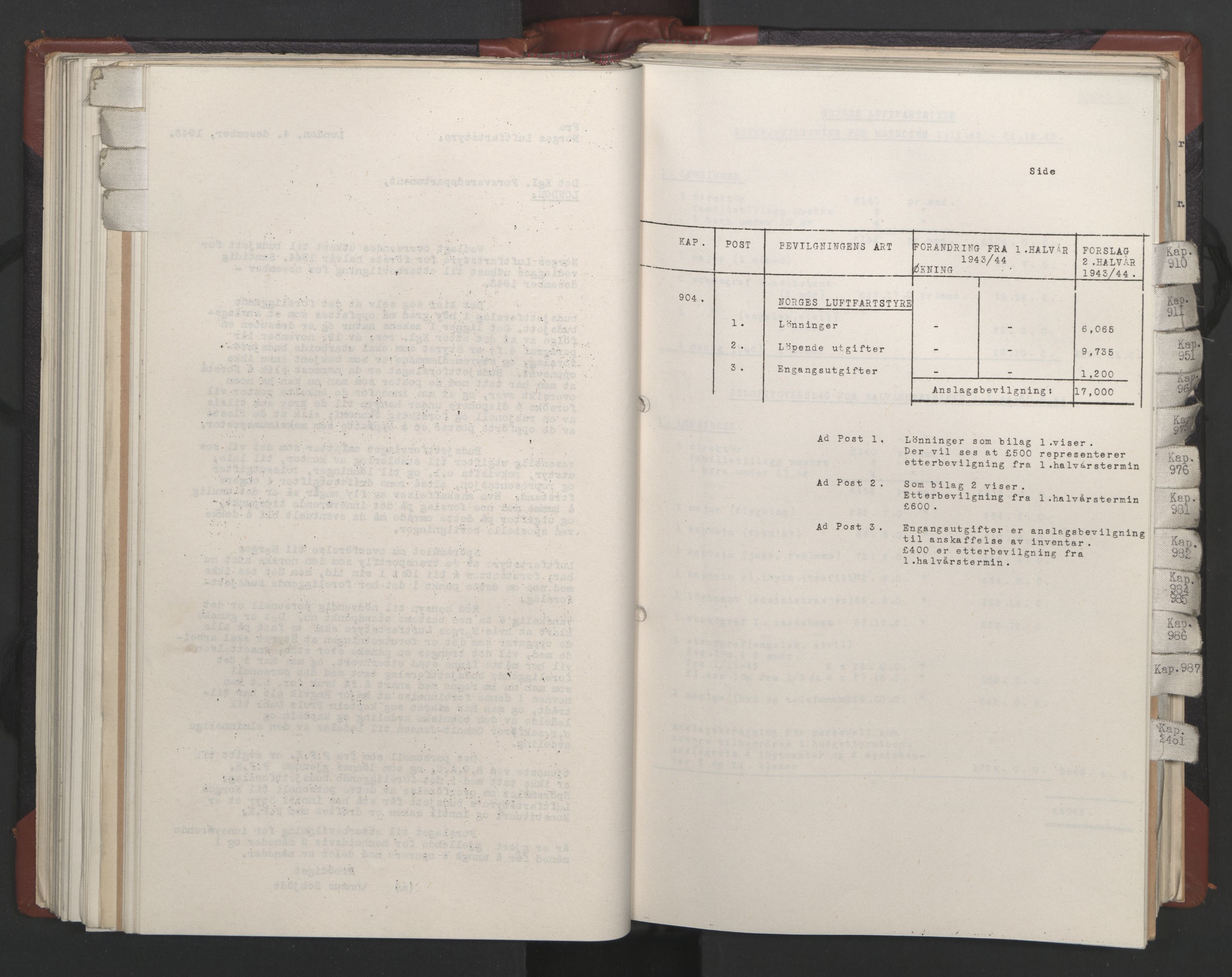 Statsrådssekretariatet, RA/S-1001/A/Ac/L0124: Kgl. res. 14/1-30/6, 1944, s. 172