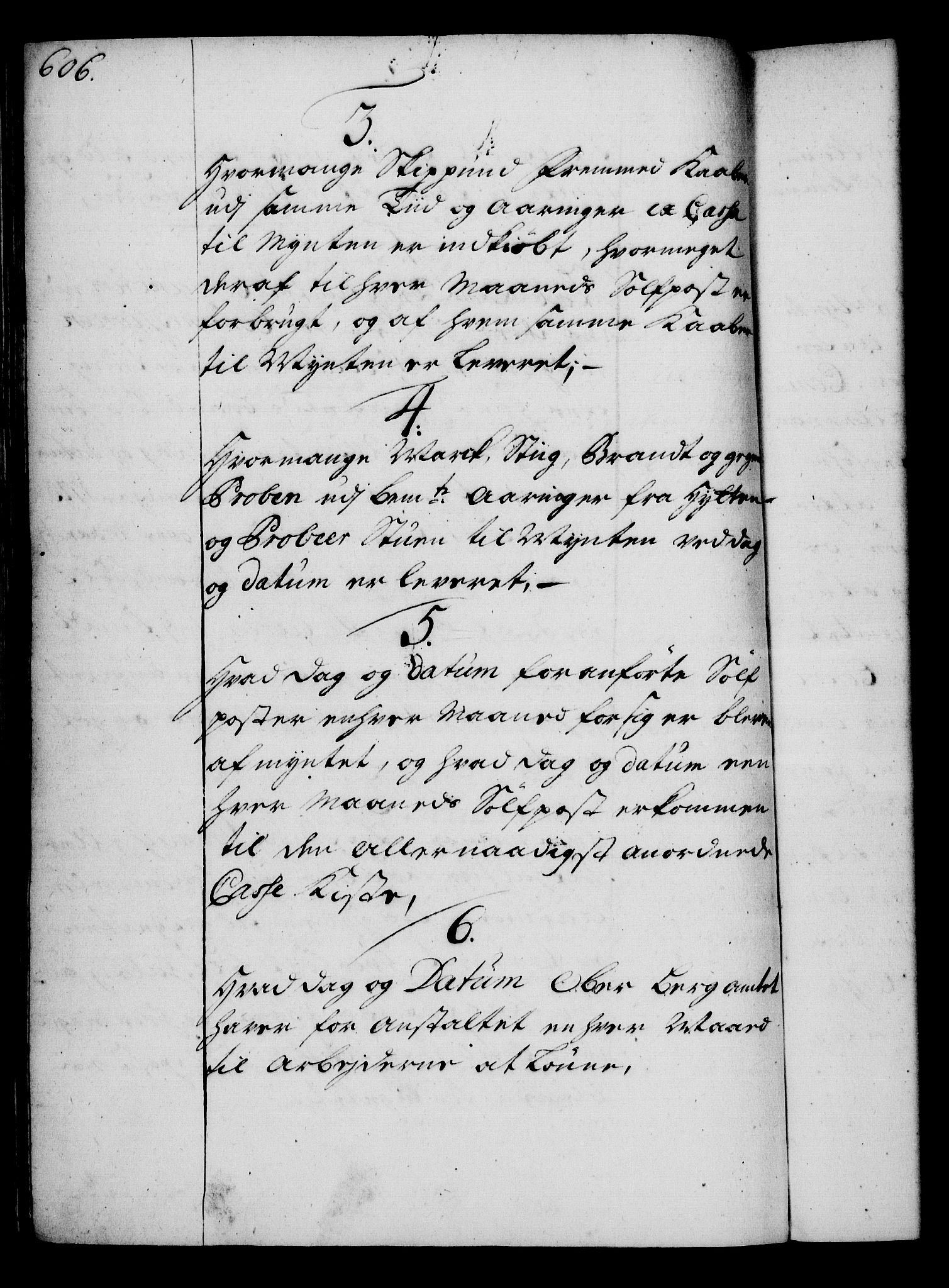 Rentekammeret, Kammerkanselliet, RA/EA-3111/G/Gg/Gga/L0003: Norsk ekspedisjonsprotokoll med register (merket RK 53.3), 1727-1734, s. 606