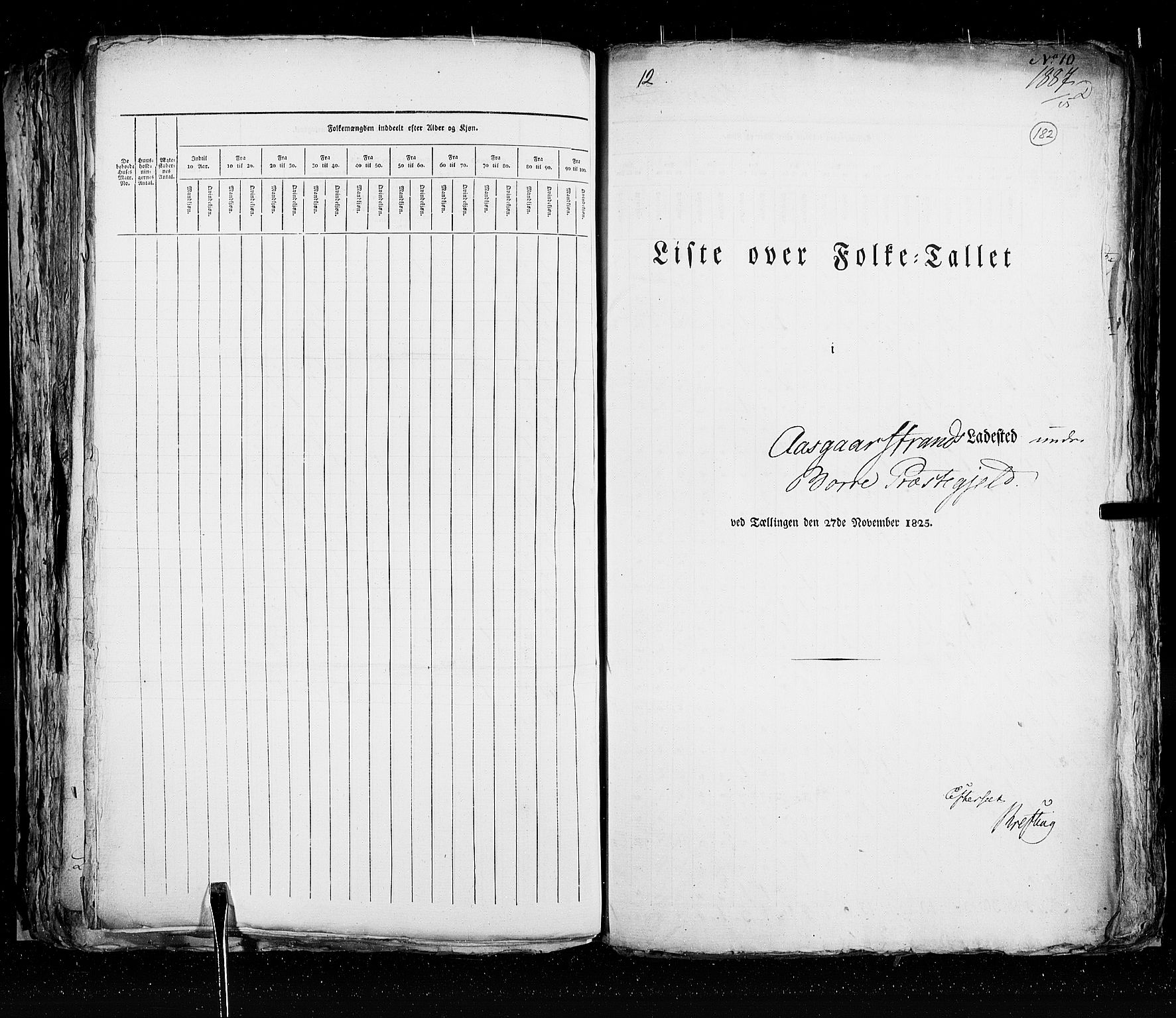 RA, Folketellingen 1825, bind 20: Kjøpsteder og ladesteder: Fredrikshald-Kragerø, 1825, s. 182