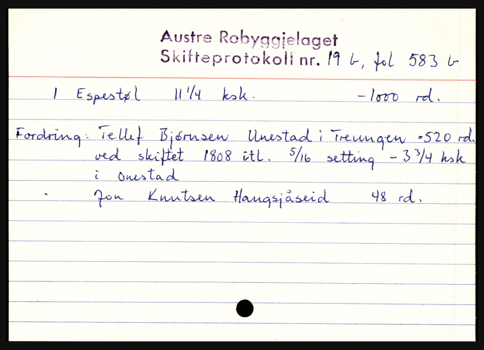 Østre Råbyggelag sorenskriveri, AV/SAK-1221-0016/H, s. 2505