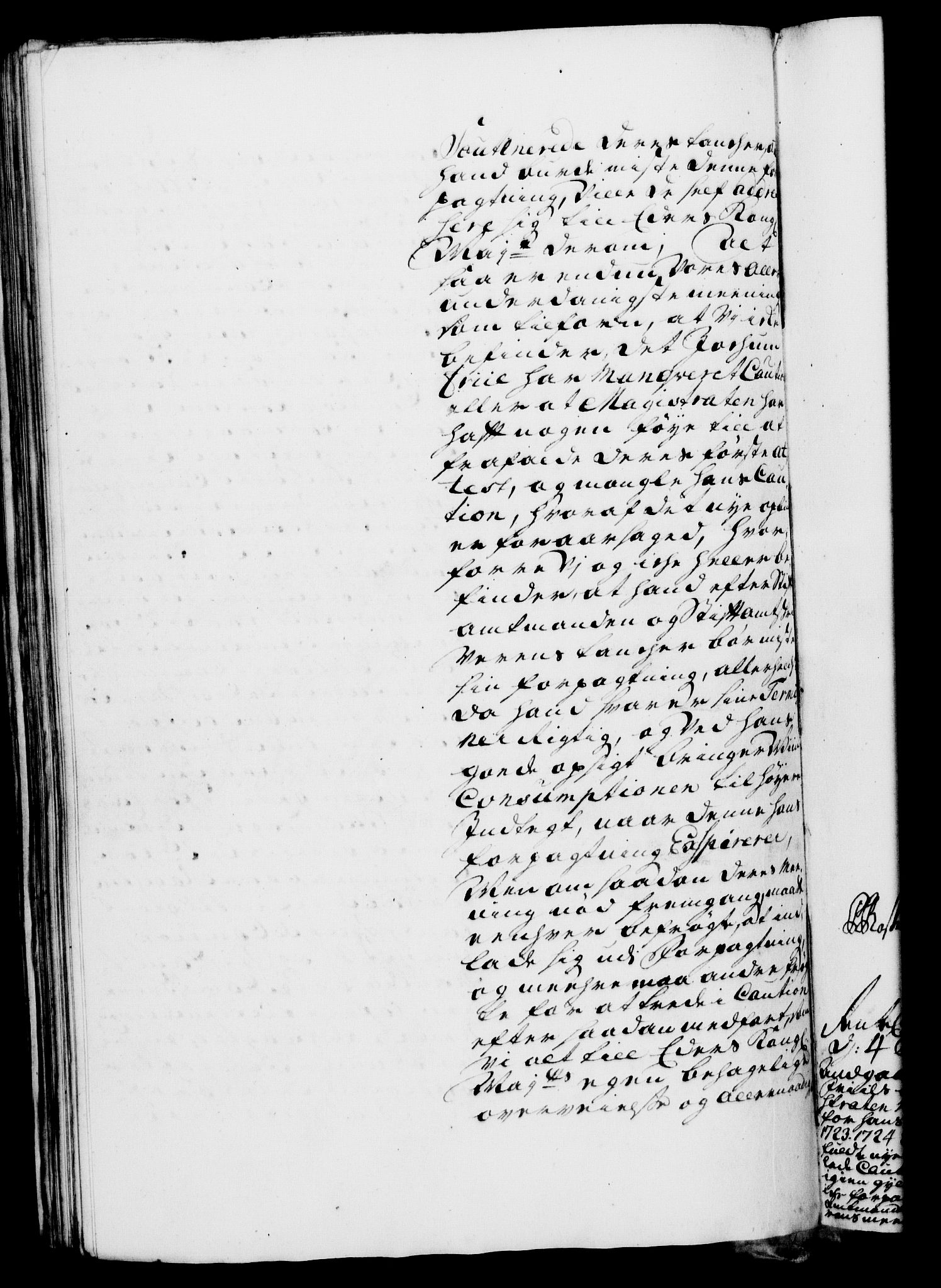 Rentekammeret, Kammerkanselliet, AV/RA-EA-3111/G/Gf/Gfa/L0007: Norsk relasjons- og resolusjonsprotokoll (merket RK 52.7), 1724, s. 738