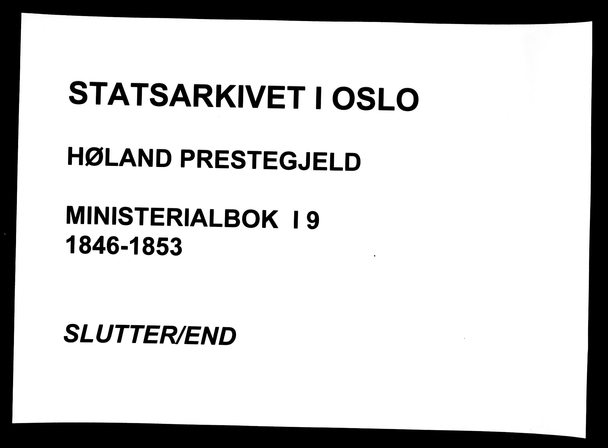 Høland prestekontor Kirkebøker, AV/SAO-A-10346a/F/Fa/L0009: Ministerialbok nr. I 9, 1846-1853