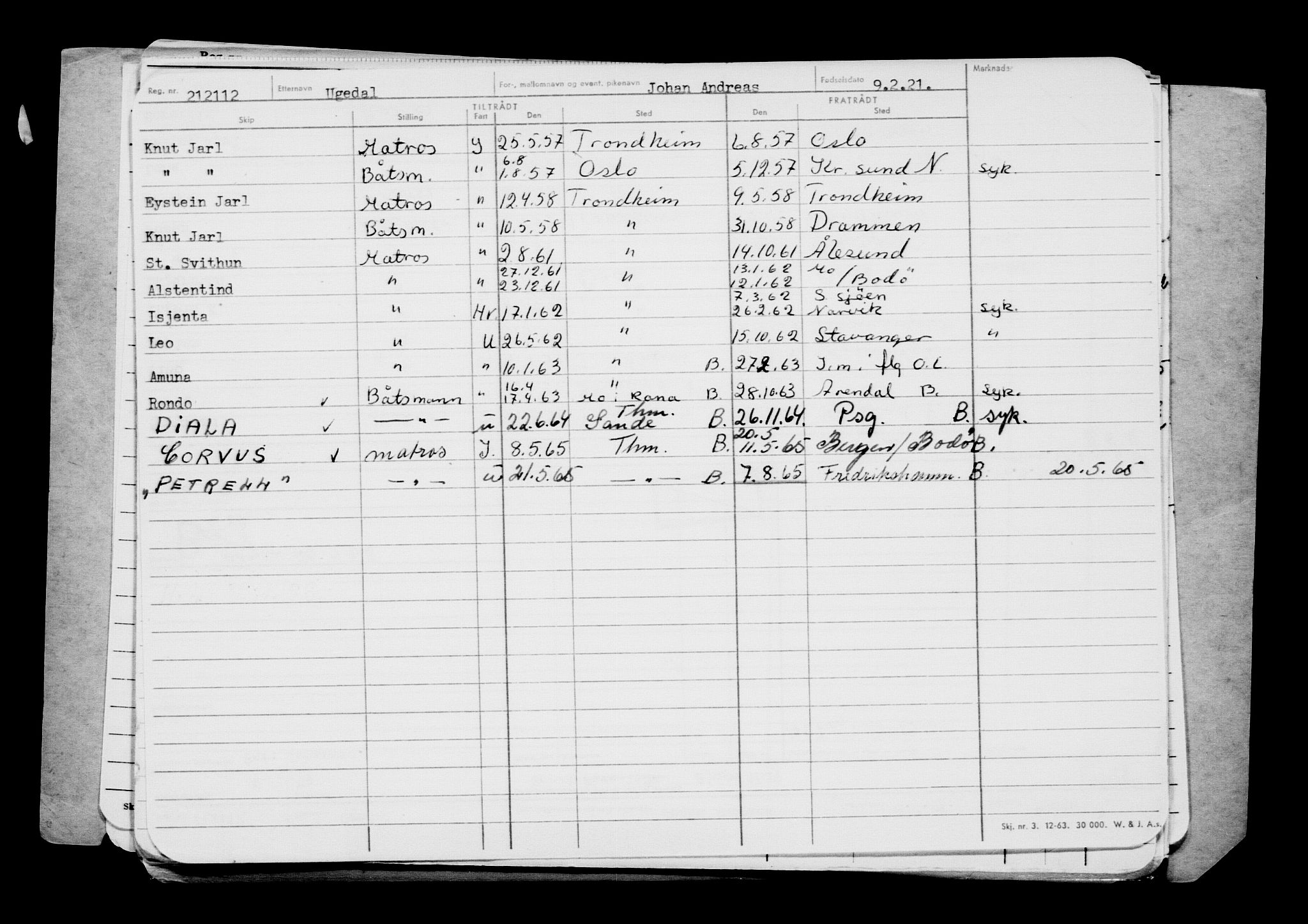 Direktoratet for sjømenn, AV/RA-S-3545/G/Gb/L0227: Hovedkort, 1924, s. 523