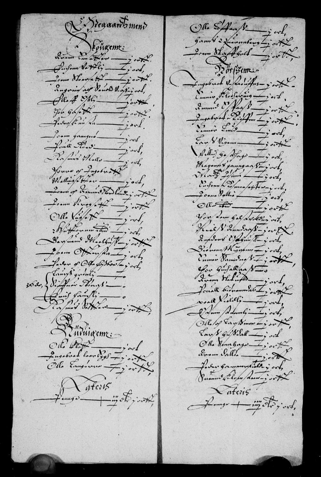 Rentekammeret inntil 1814, Reviderte regnskaper, Lensregnskaper, AV/RA-EA-5023/R/Rb/Rbw/L0076: Trondheim len, 1642-1643
