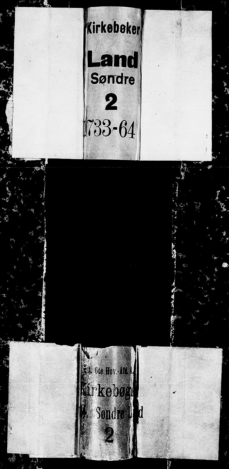 Land prestekontor, AV/SAH-PREST-120/H/Ha/Haa/L0002: Ministerialbok nr. 2, 1733-1764