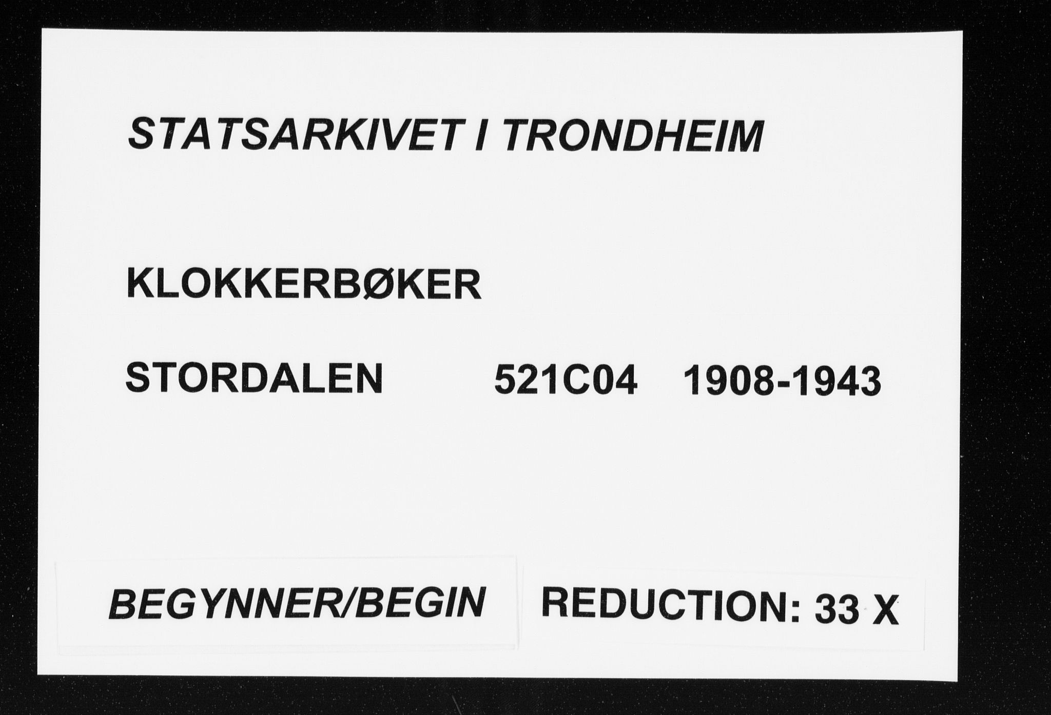 Ministerialprotokoller, klokkerbøker og fødselsregistre - Møre og Romsdal, SAT/A-1454/521/L0303: Klokkerbok nr. 521C04, 1908-1943