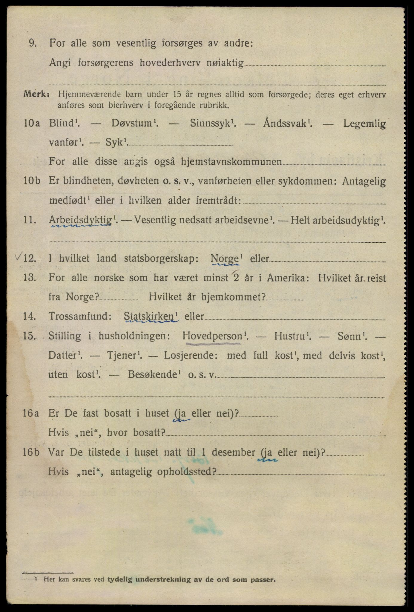 SAO, Folketelling 1920 for 0301 Kristiania kjøpstad, 1920, s. 404636