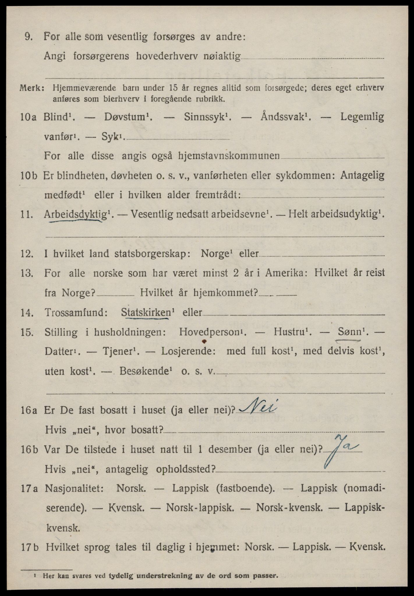 SAT, Folketelling 1920 for 1630 Å herred, 1920, s. 2351