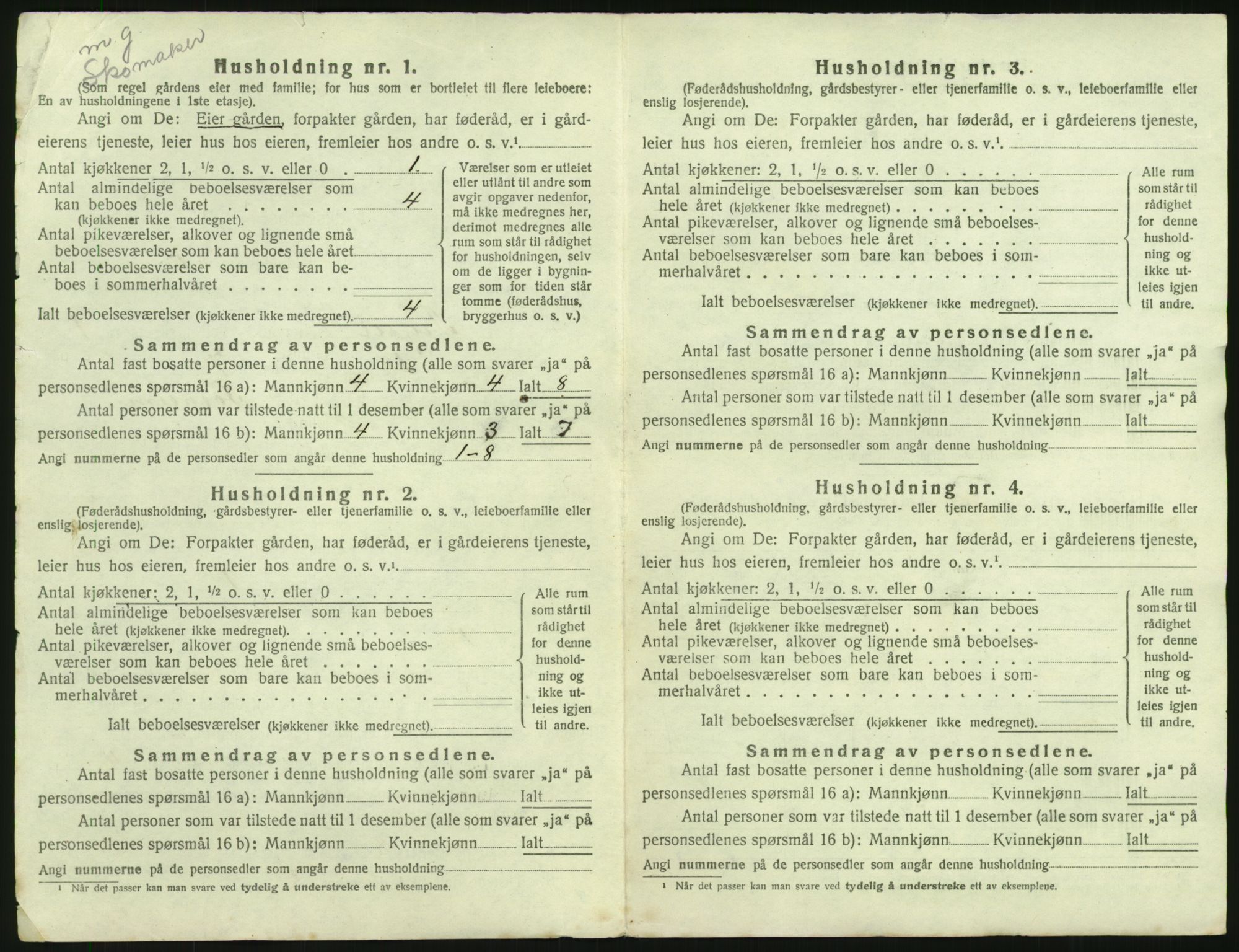 SAH, Folketelling 1920 for 0428 Trysil herred, 1920, s. 92