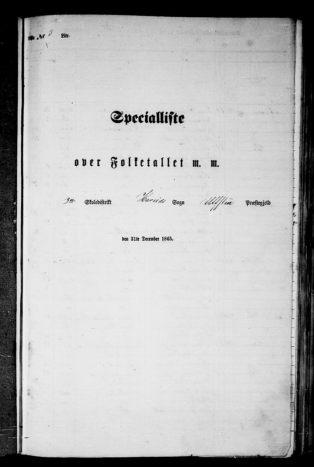 RA, Folketelling 1865 for 1516P Ulstein prestegjeld, 1865, s. 63