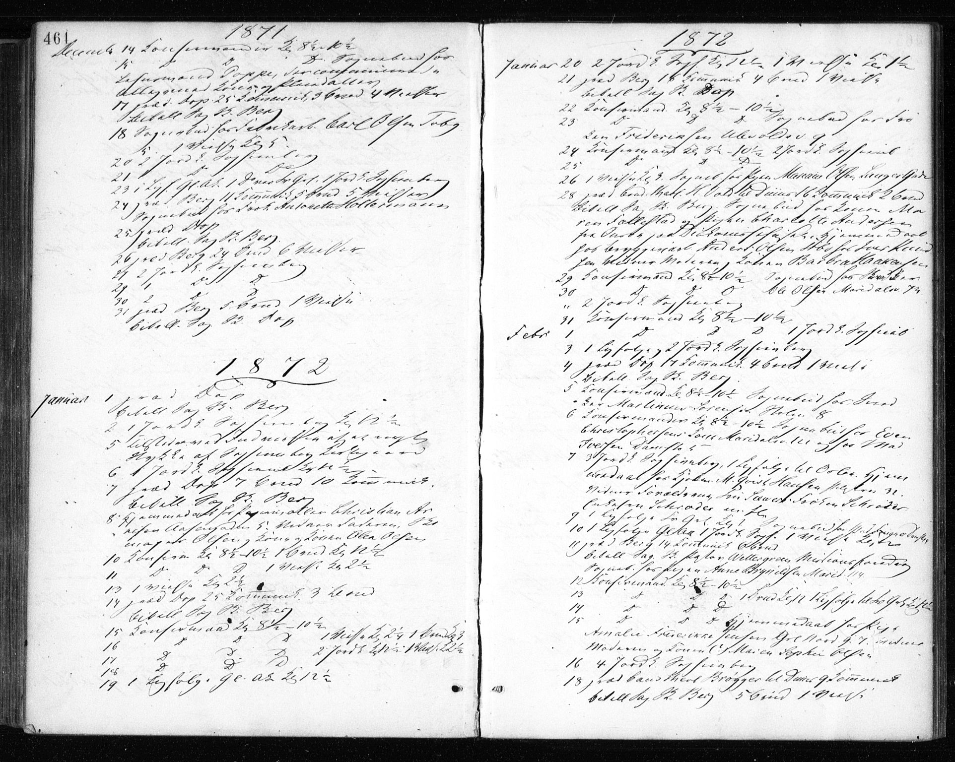 Gamle Aker prestekontor Kirkebøker, AV/SAO-A-10617a/F/L0003: Ministerialbok nr. 3, 1865-1873, s. 464