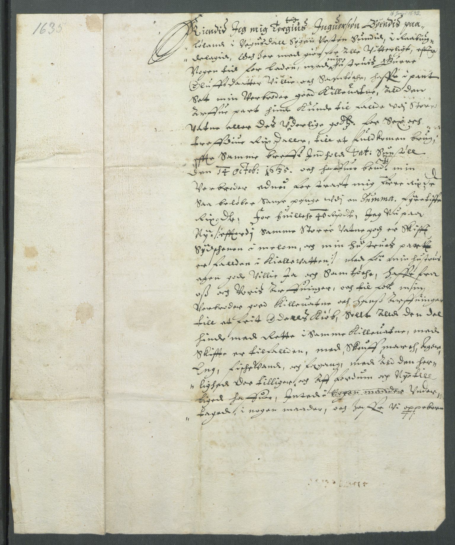 Riksarkivets diplomsamling, AV/RA-EA-5965/F02/L0155: Dokumenter, 1642, s. 91