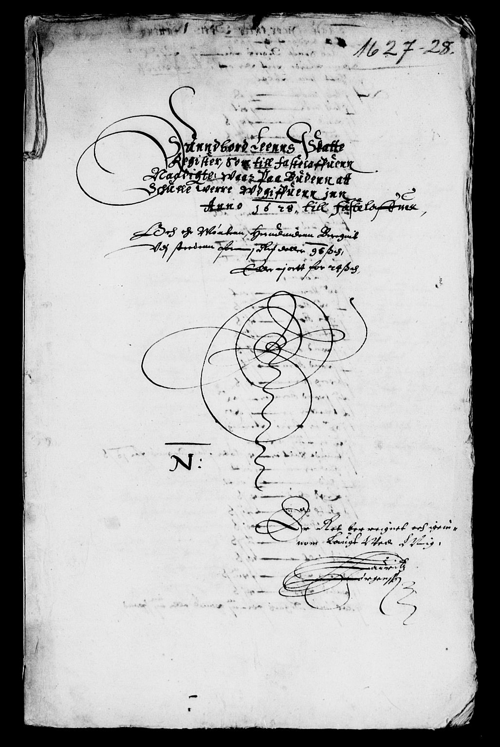 Rentekammeret inntil 1814, Reviderte regnskaper, Lensregnskaper, RA/EA-5023/R/Rb/Rbt/L0046: Bergenhus len, 1627-1628