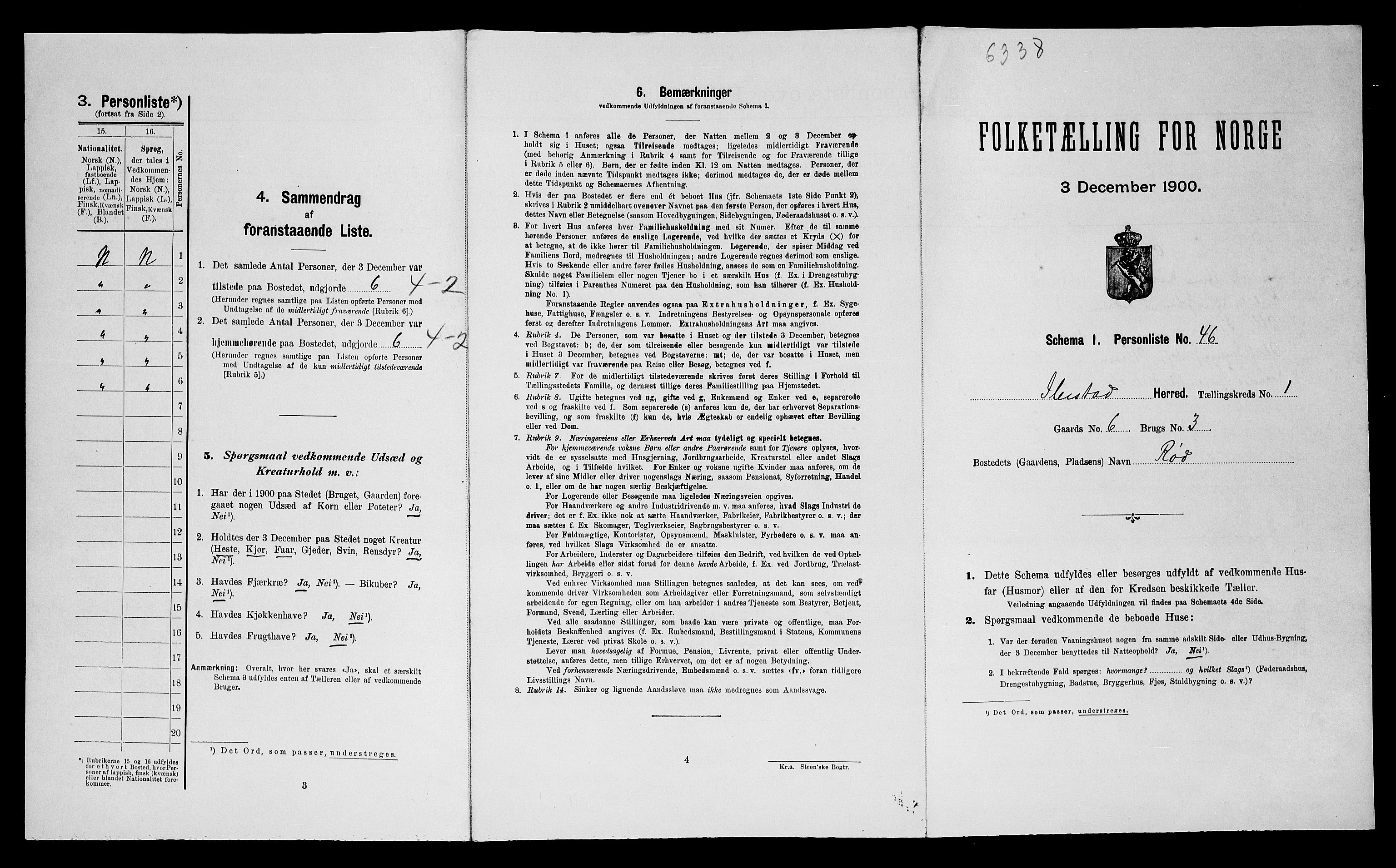 SATØ, Folketelling 1900 for 1917 Ibestad herred, 1900, s. 249