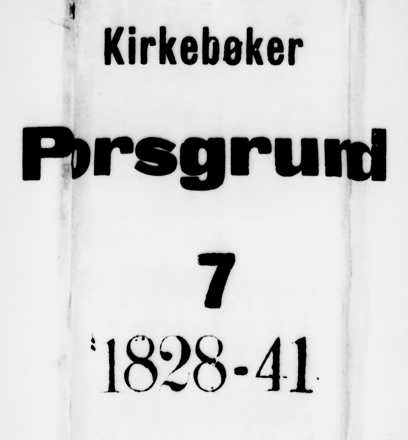 Porsgrunn kirkebøker , SAKO/A-104/G/Gb/L0002: Klokkerbok nr. II 2, 1828-1841