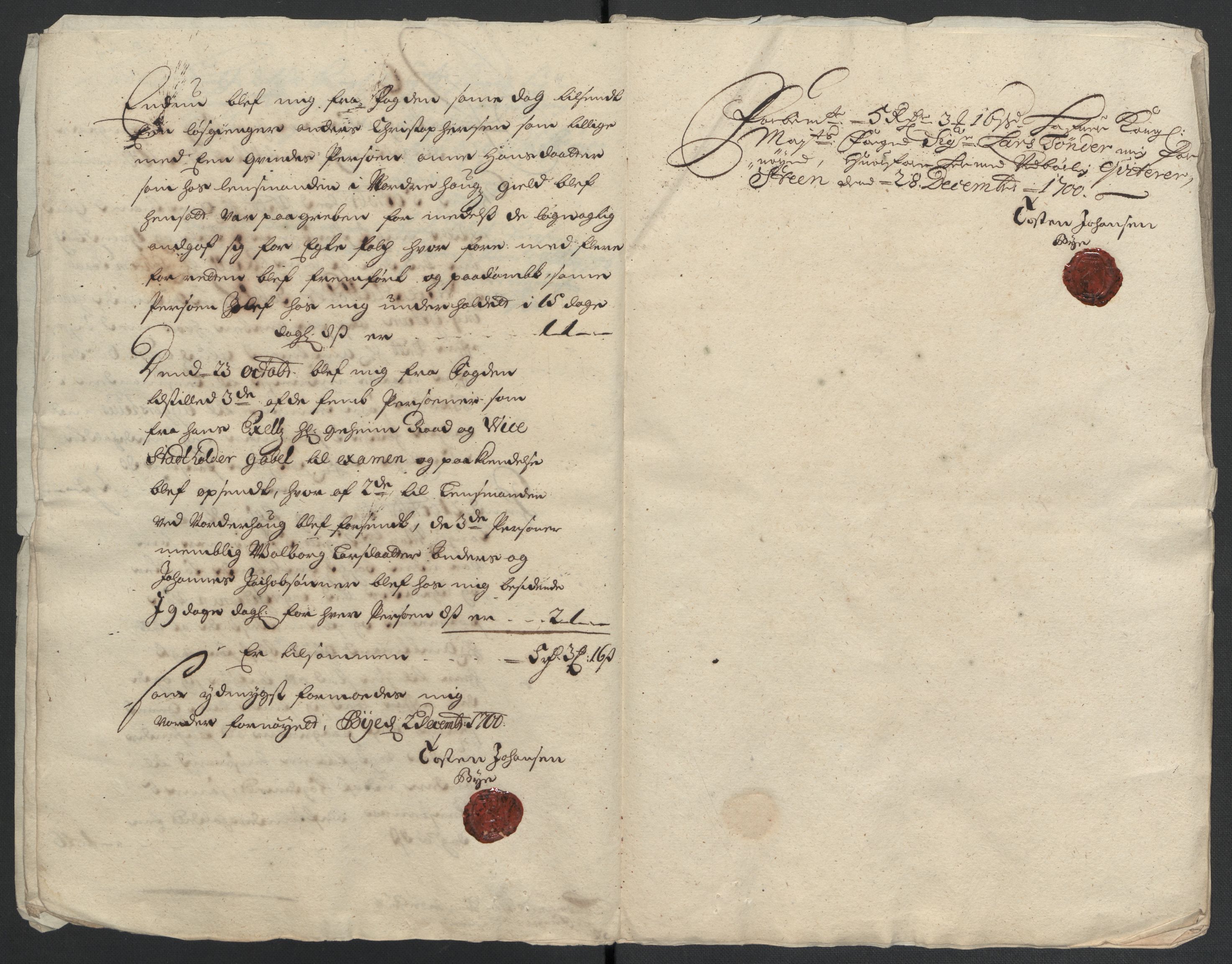 Rentekammeret inntil 1814, Reviderte regnskaper, Fogderegnskap, RA/EA-4092/R22/L1457: Fogderegnskap Ringerike, Hallingdal og Buskerud, 1700, s. 212