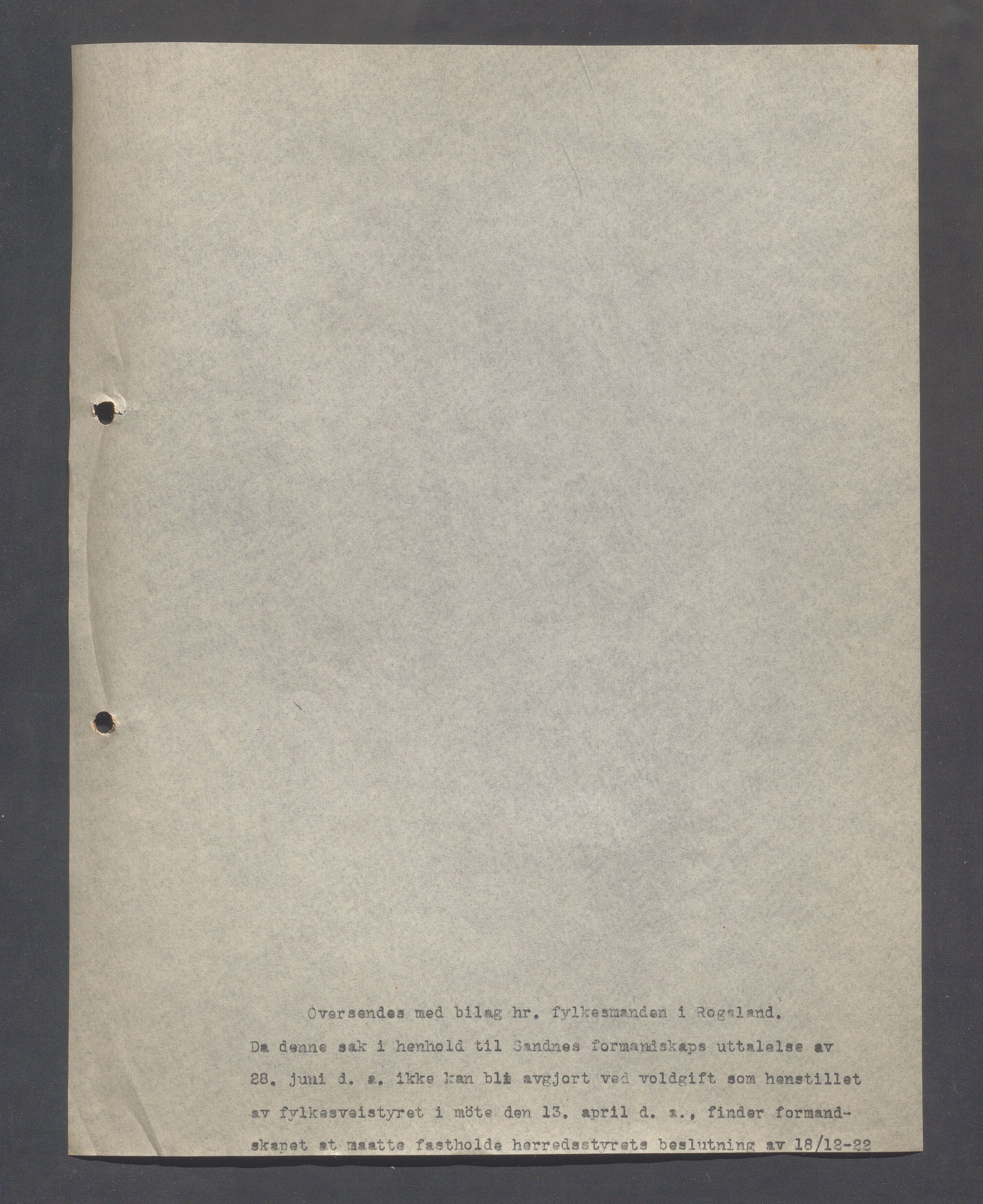 Høyland kommune - Formannskapet, IKAR/K-100046/B/L0006: Kopibok, 1920-1923, s. 89