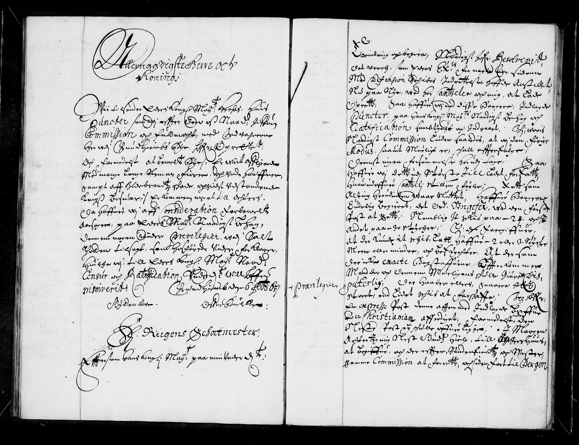 Stattholderembetet 1572-1771, AV/RA-EA-2870/Bc/L0001: Gyldenløves kopibok på en reise i Norge, 1665