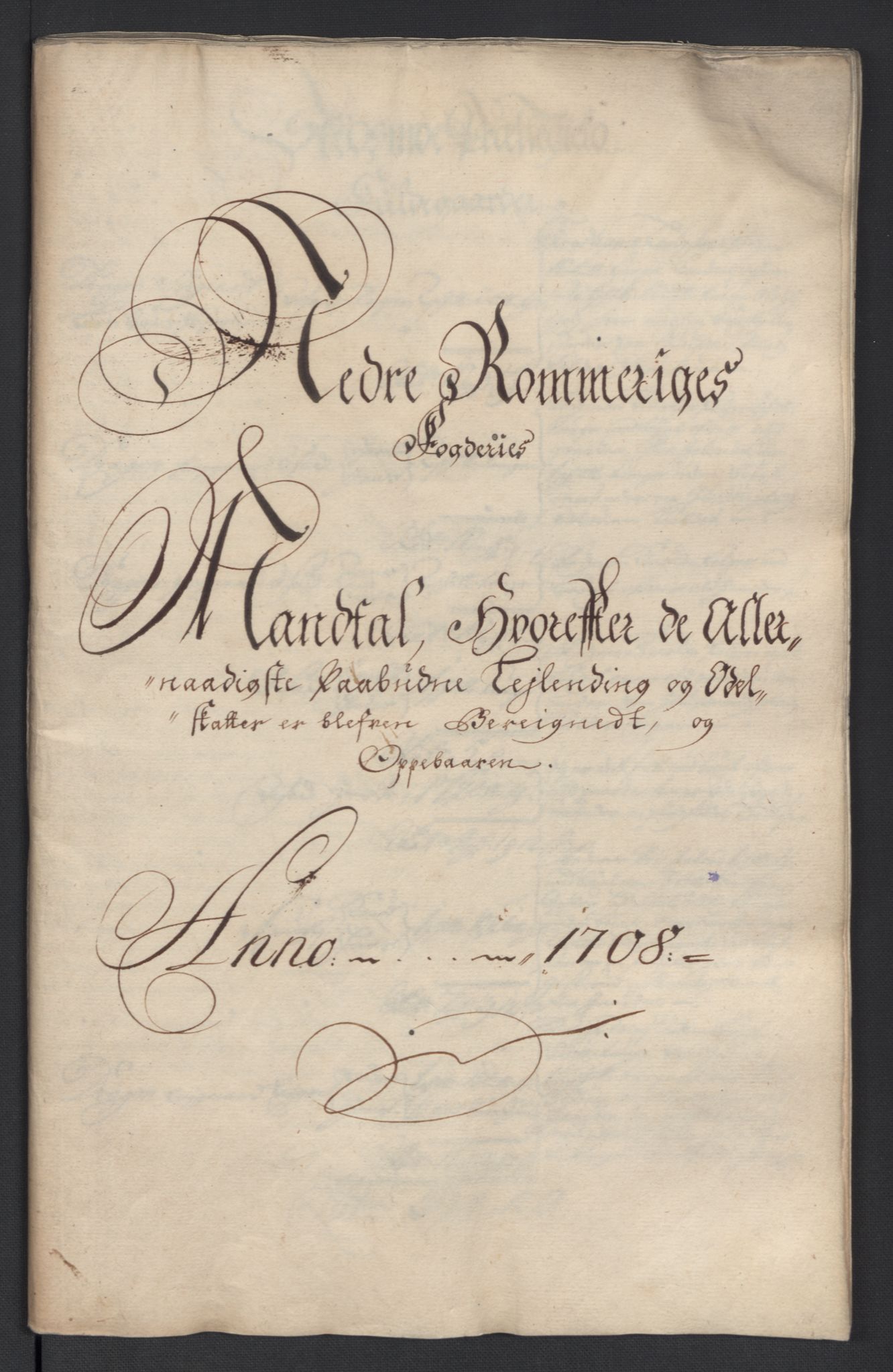 Rentekammeret inntil 1814, Reviderte regnskaper, Fogderegnskap, RA/EA-4092/R11/L0591: Fogderegnskap Nedre Romerike, 1708-1709, s. 34