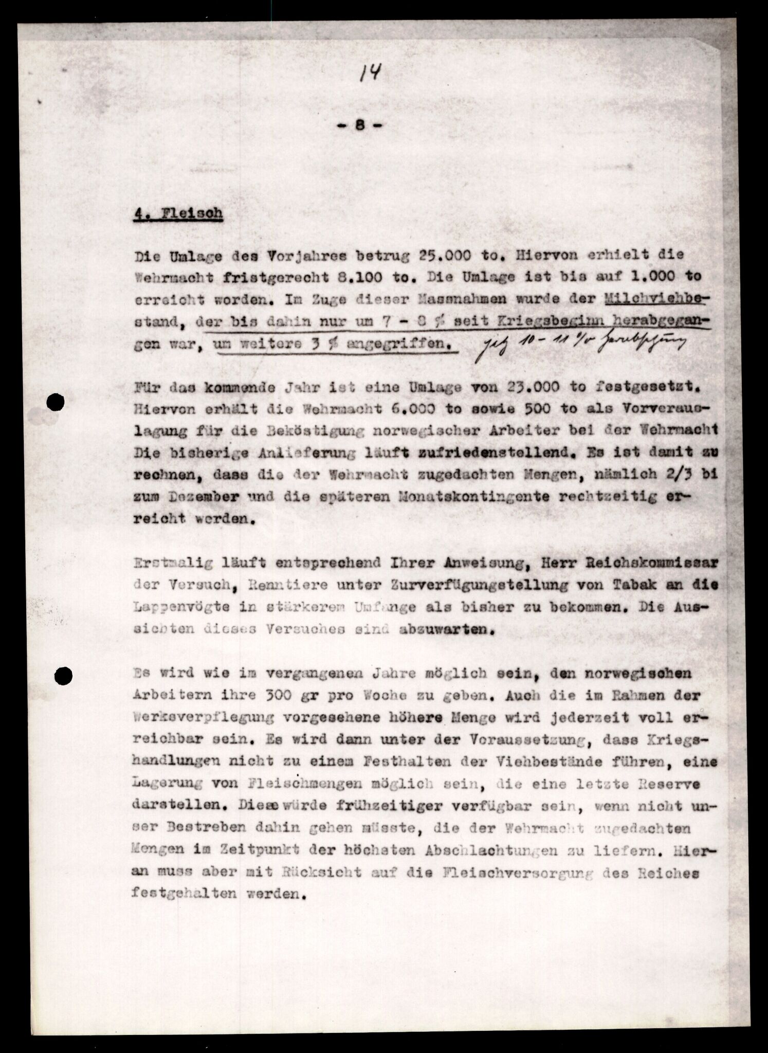 Forsvarets Overkommando. 2 kontor. Arkiv 11.4. Spredte tyske arkivsaker, AV/RA-RAFA-7031/D/Dar/Darb/L0002: Reichskommissariat, 1940-1945, s. 1170