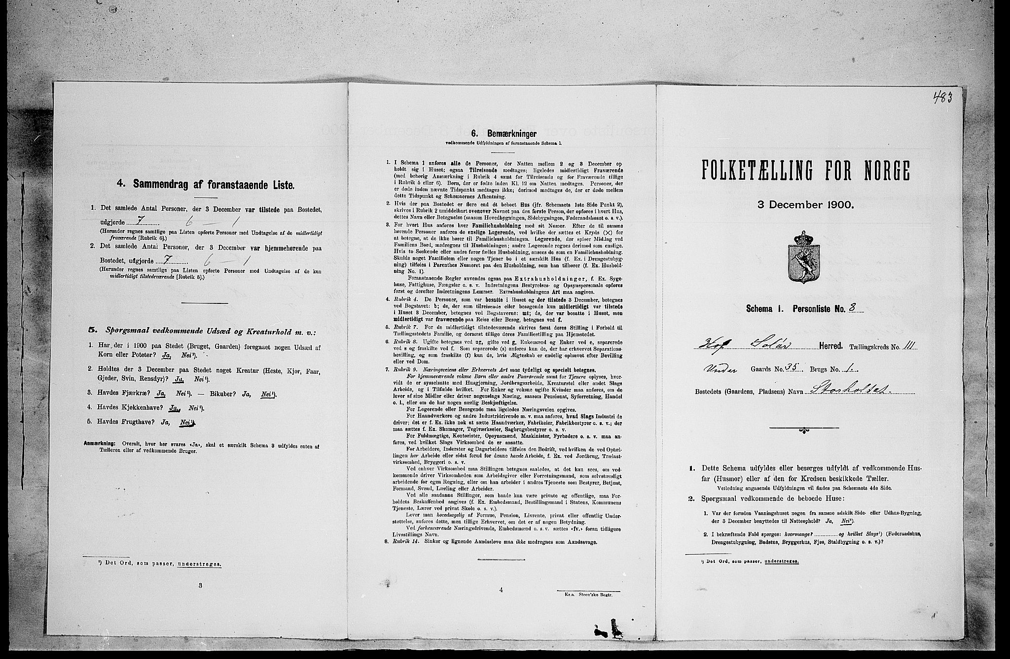 SAH, Folketelling 1900 for 0424 Hof herred, 1900, s. 502