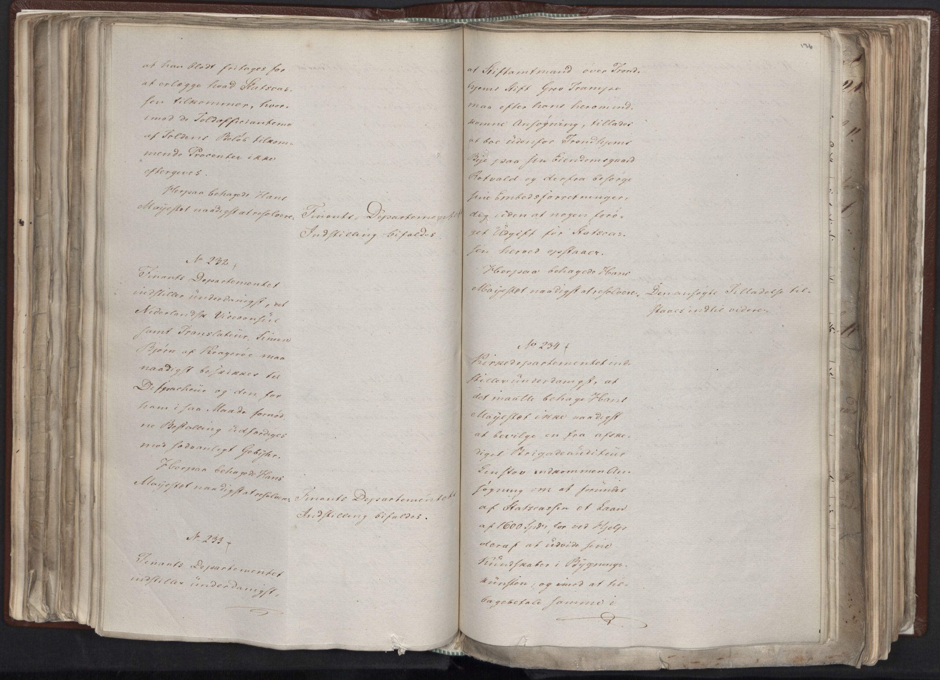 Statsrådssekretariatet, AV/RA-S-1001/A/Ab/L0012: Kgl. res. nr. 5679-6008 II, 1821, s. 175b-176a