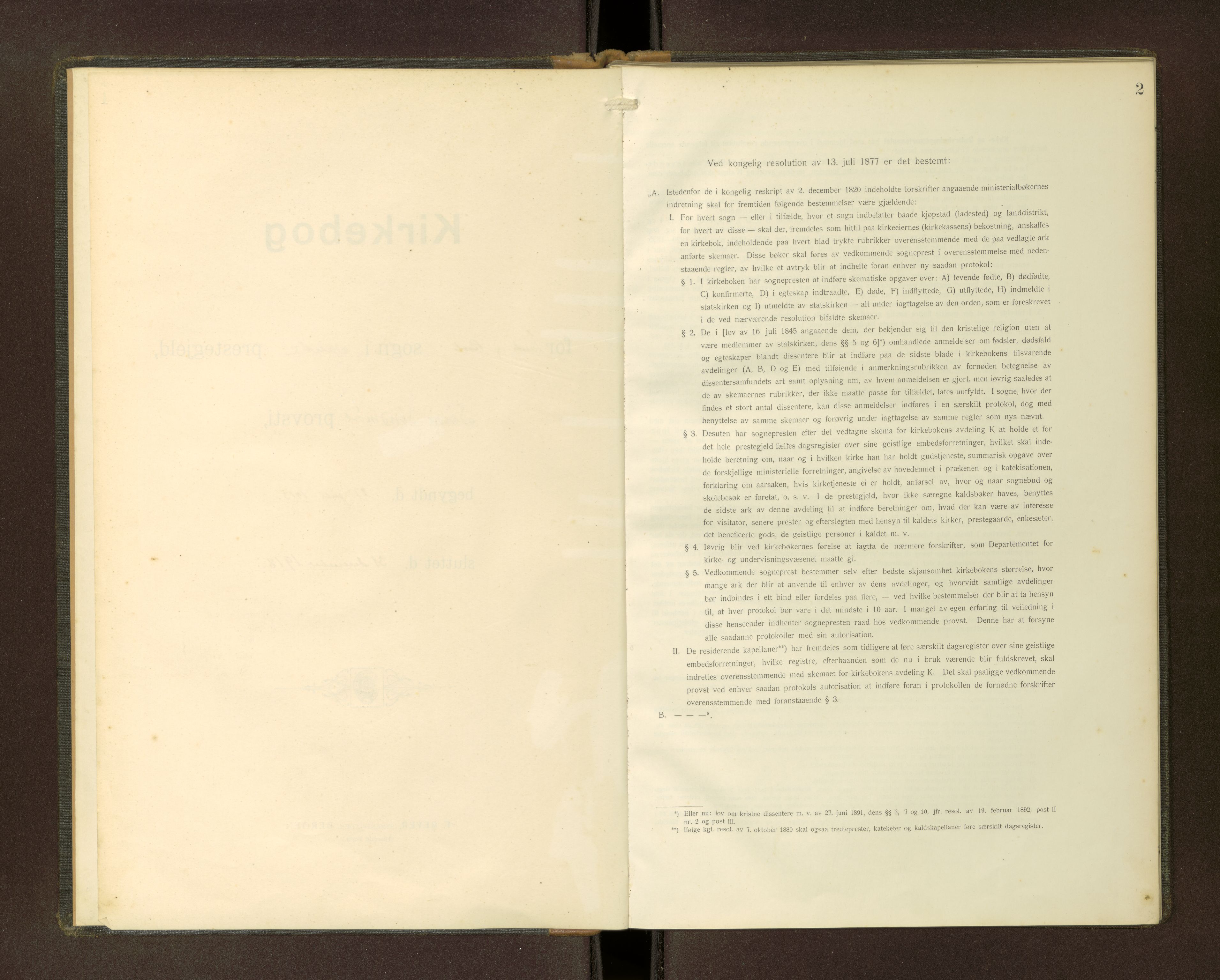 Ministerialprotokoller, klokkerbøker og fødselsregistre - Møre og Romsdal, AV/SAT-A-1454/503/L0039: Dagsregister nr. 503---, 1913-1918, s. 2