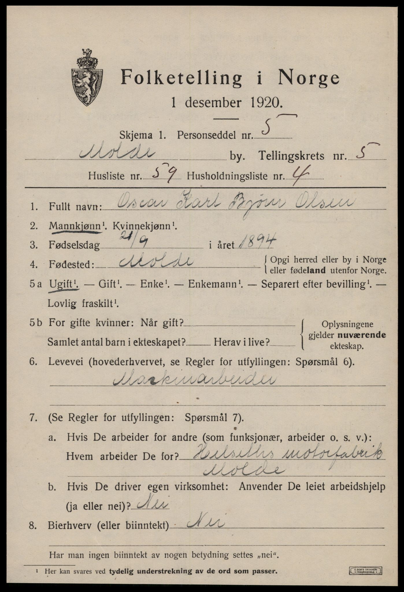 SAT, Folketelling 1920 for 1502 Molde kjøpstad, 1920, s. 7759