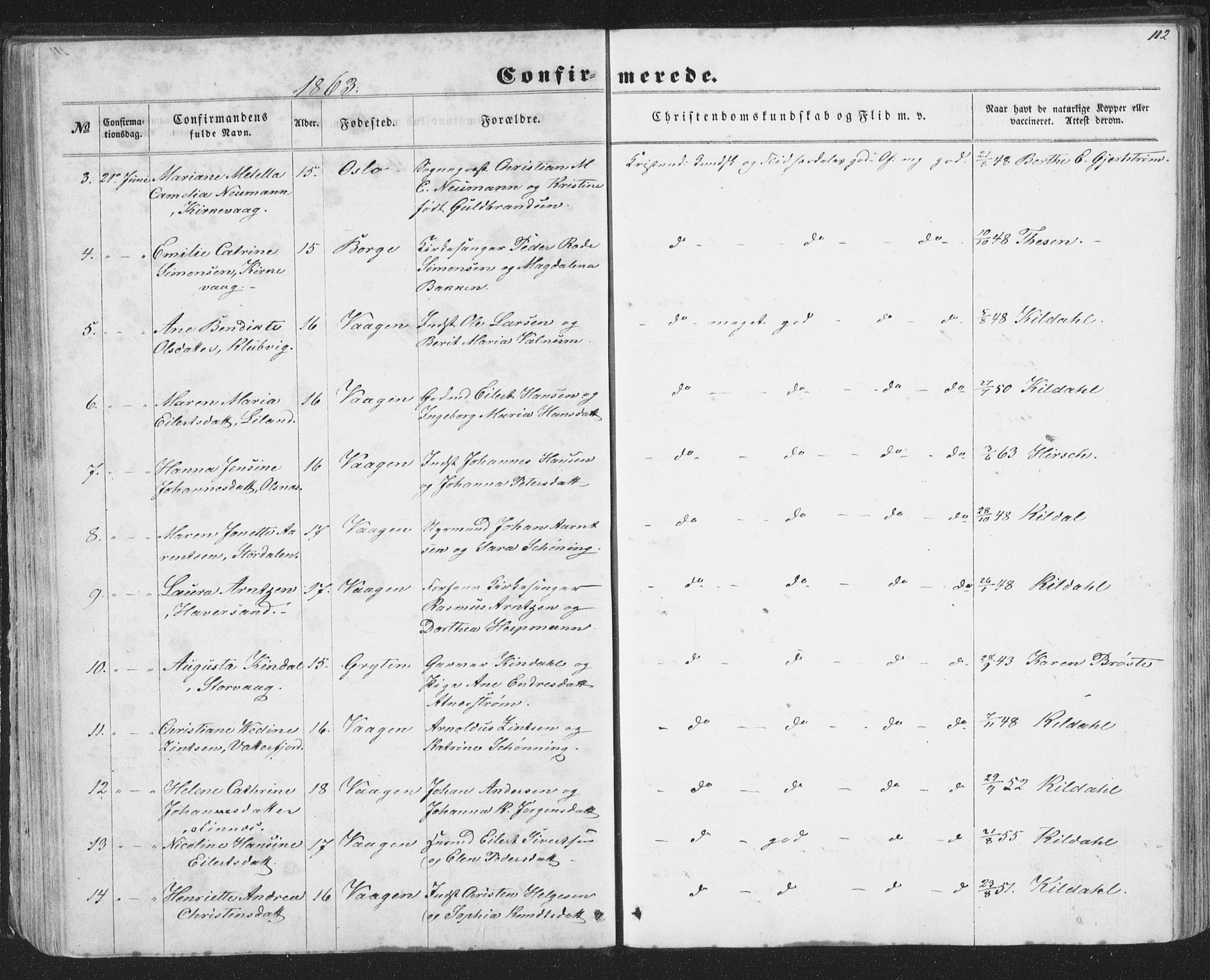 Ministerialprotokoller, klokkerbøker og fødselsregistre - Nordland, AV/SAT-A-1459/874/L1073: Klokkerbok nr. 874C02, 1860-1870, s. 112