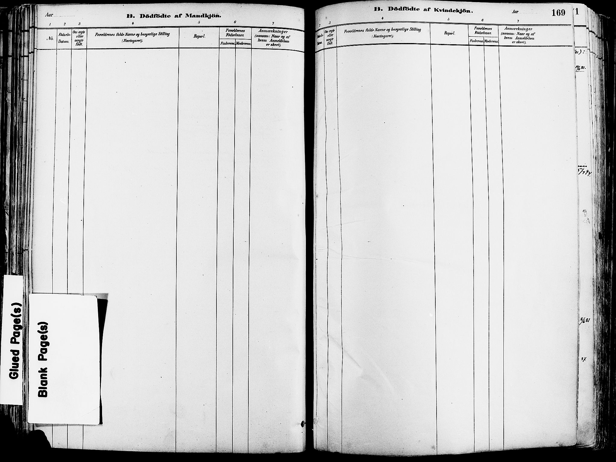 Grue prestekontor, SAH/PREST-036/H/Ha/Haa/L0012: Ministerialbok nr. 12, 1881-1897, s. 169