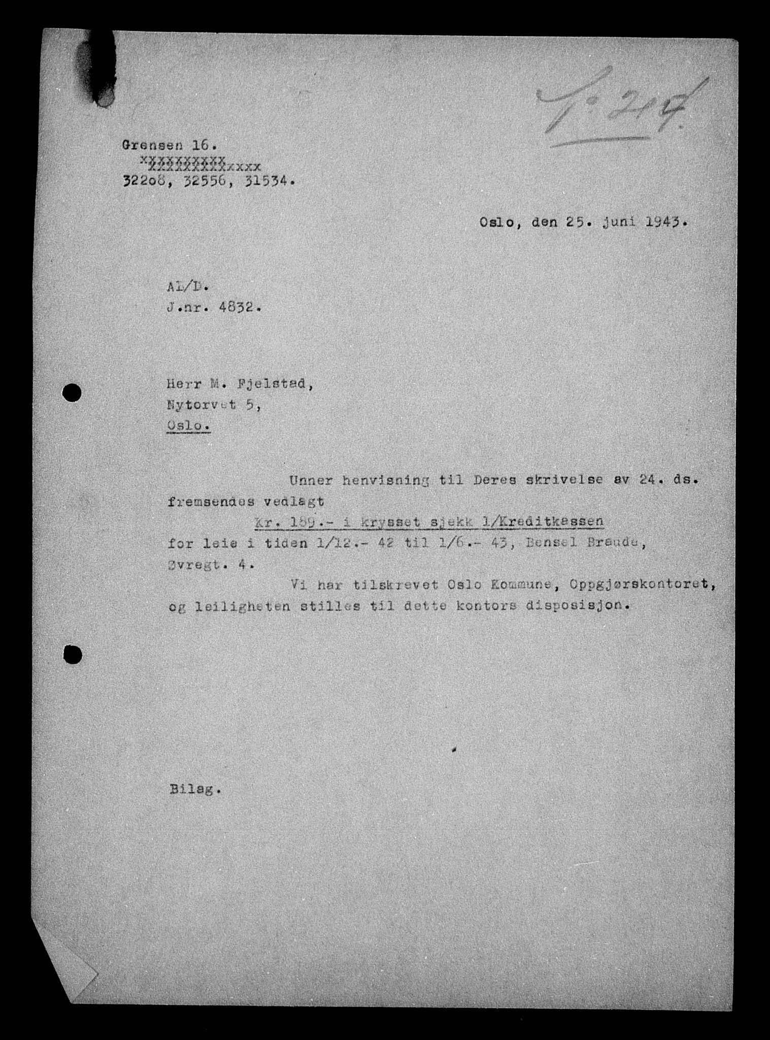 Justisdepartementet, Tilbakeføringskontoret for inndratte formuer, AV/RA-S-1564/H/Hc/Hcc/L0927: --, 1945-1947, s. 537