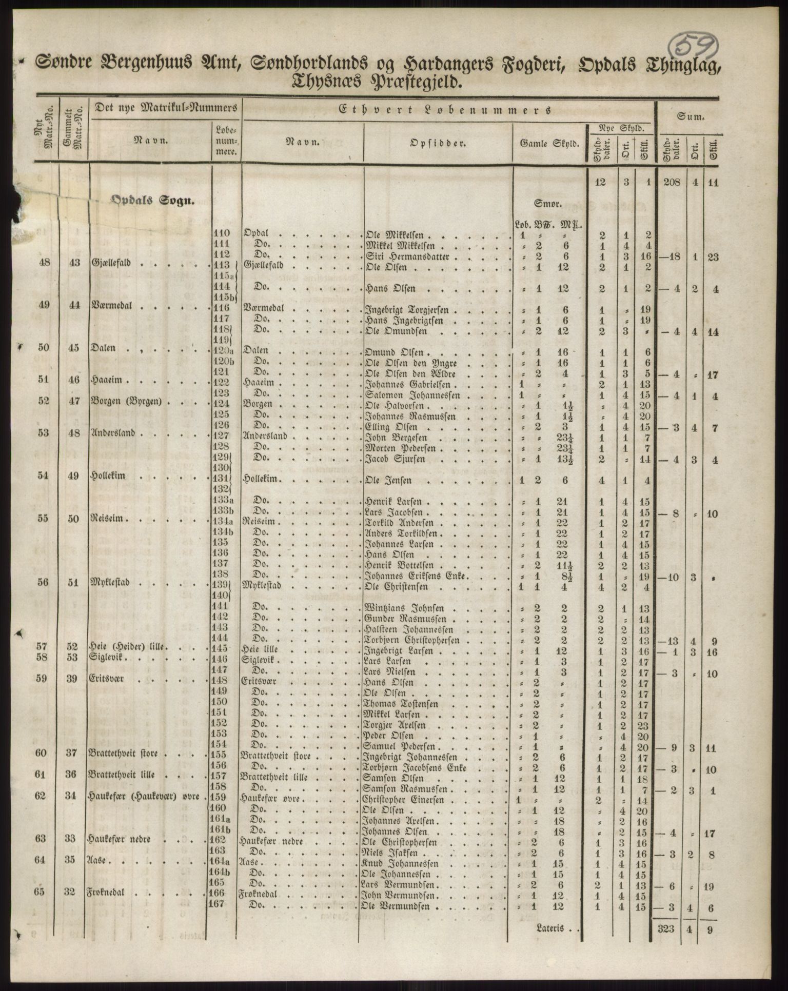 Andre publikasjoner, PUBL/PUBL-999/0002/0011: Bind 11 - Søndre Bergenhus amt: Sunnhordland og Hardanger fogderi, Stamhuset Rosendals gods og Lyse klosters gods, 1838, s. 99