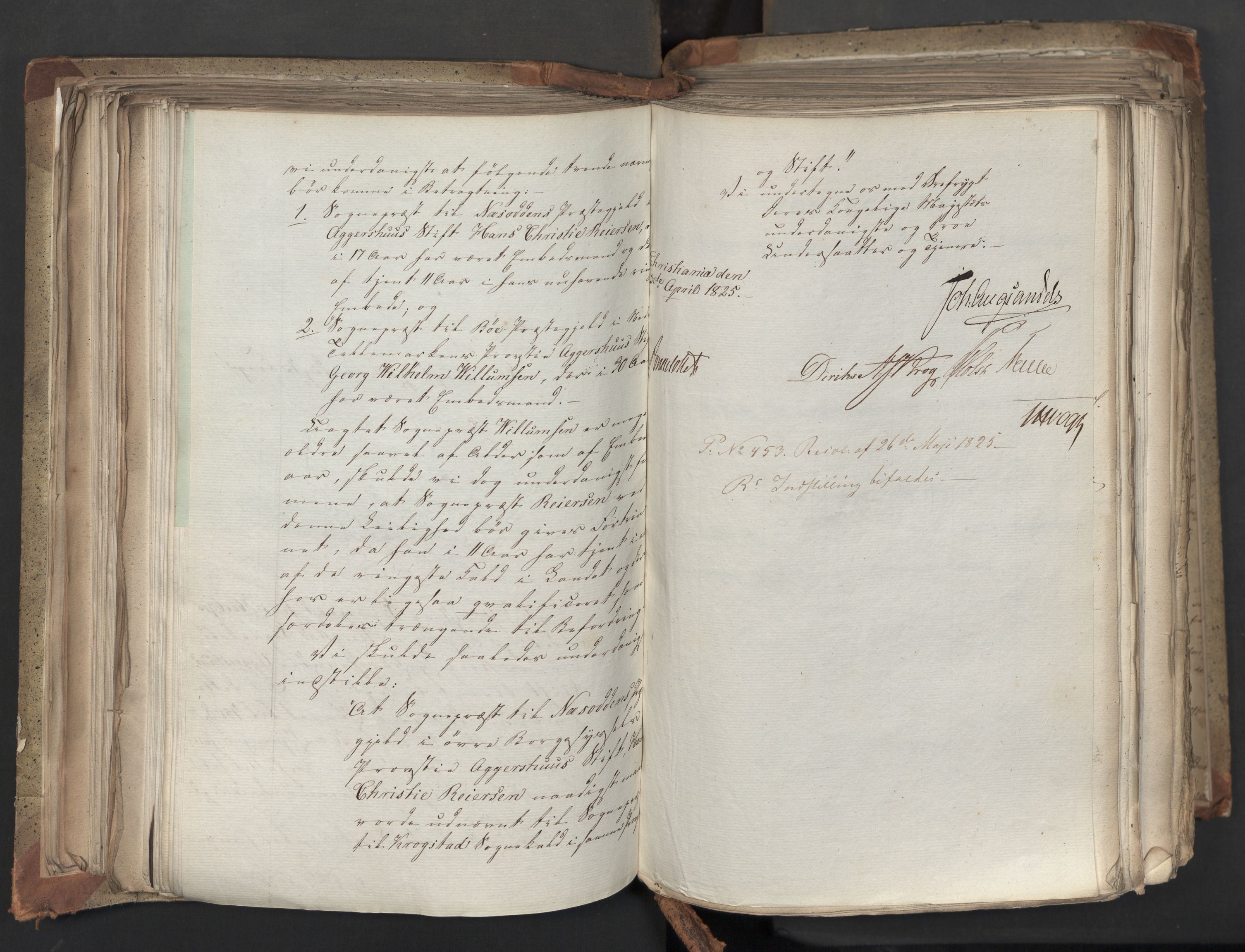 Statsrådsavdelingen i Stockholm, AV/RA-S-1003/D/Da/L0042: Regjeringsinnstillinger nr. 2467-2705, 1825, s. 232