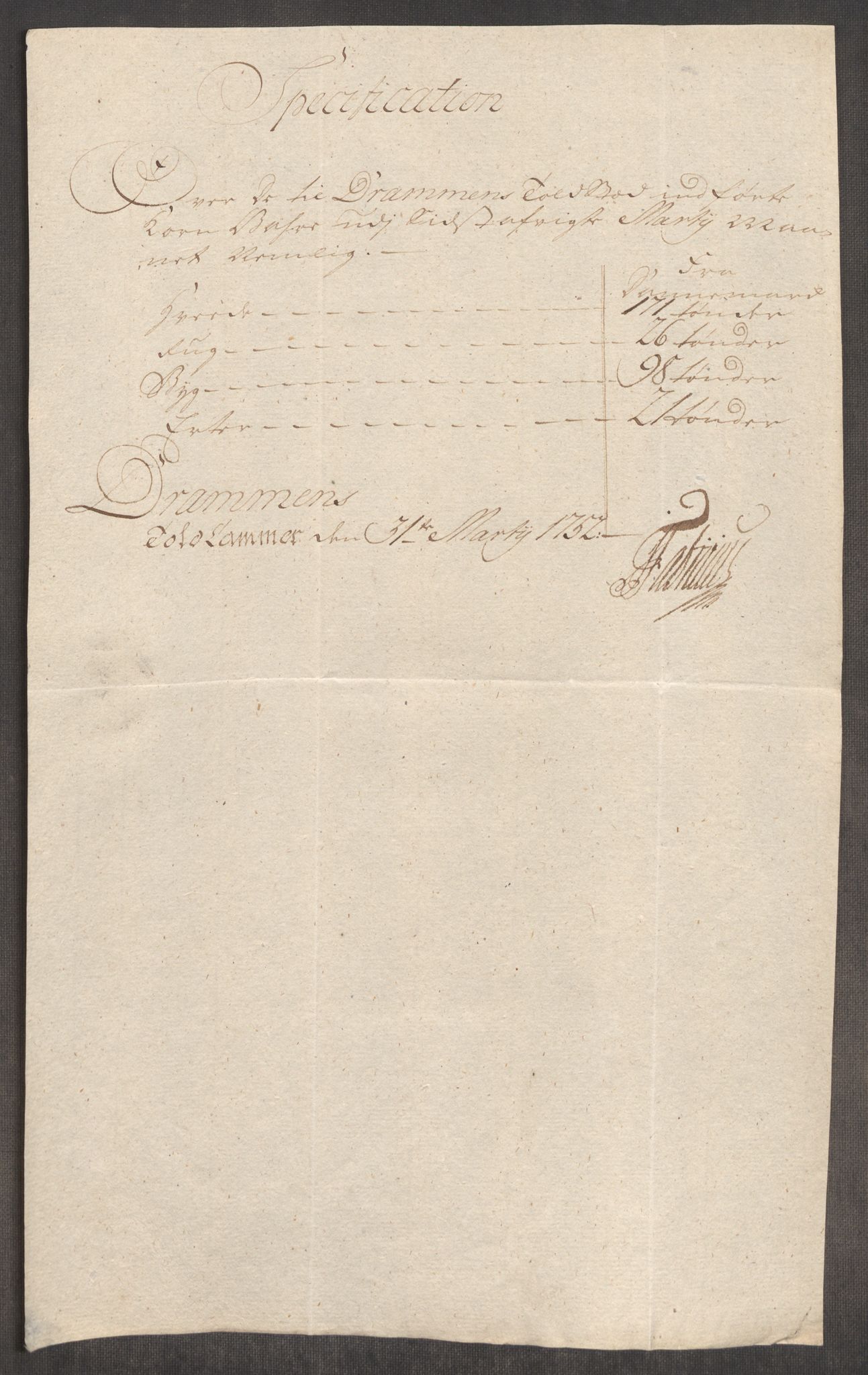 Rentekammeret inntil 1814, Realistisk ordnet avdeling, RA/EA-4070/Oe/L0004: [Ø1]: Priskuranter, 1749-1752, s. 826