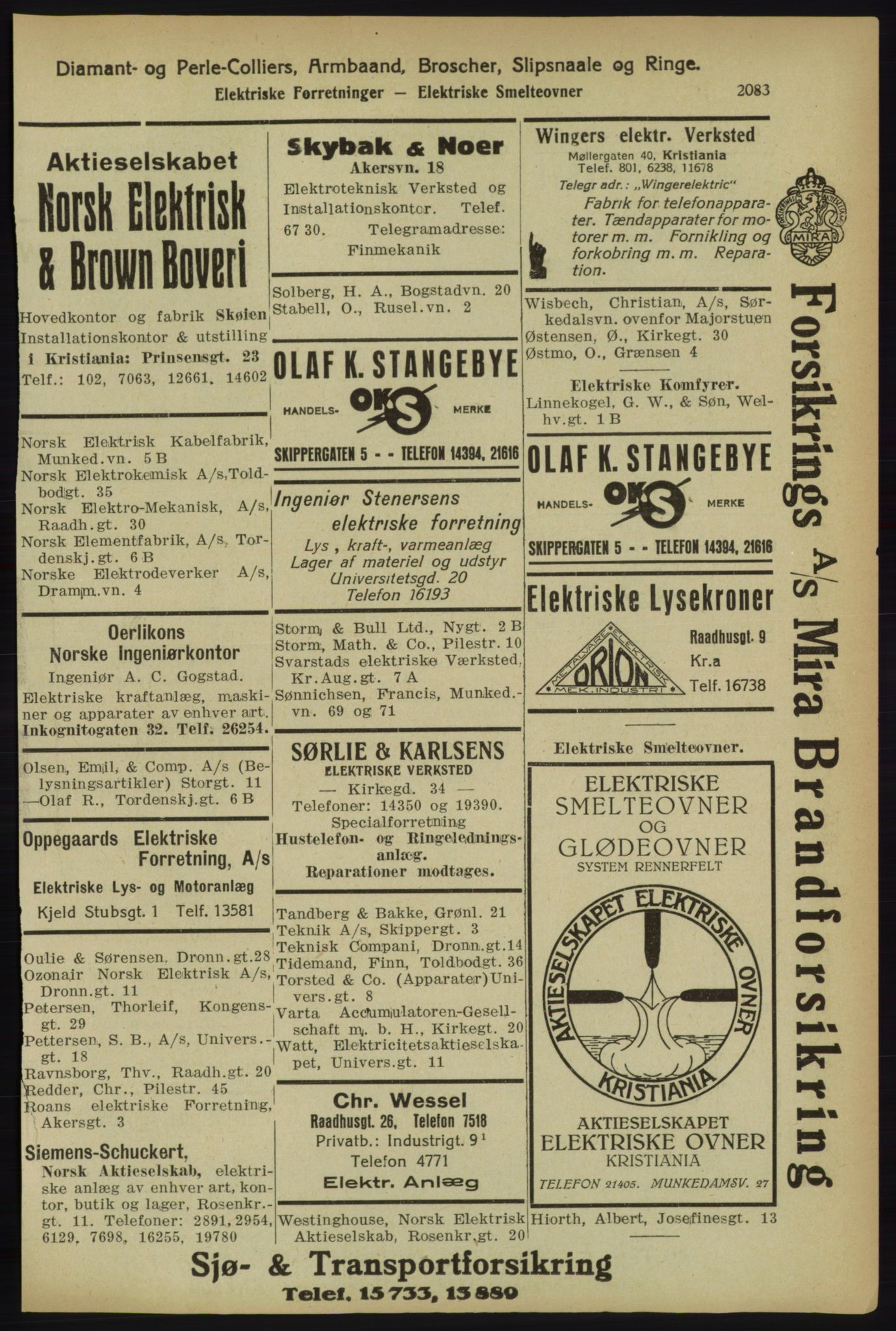 Kristiania/Oslo adressebok, PUBL/-, 1918, s. 2236