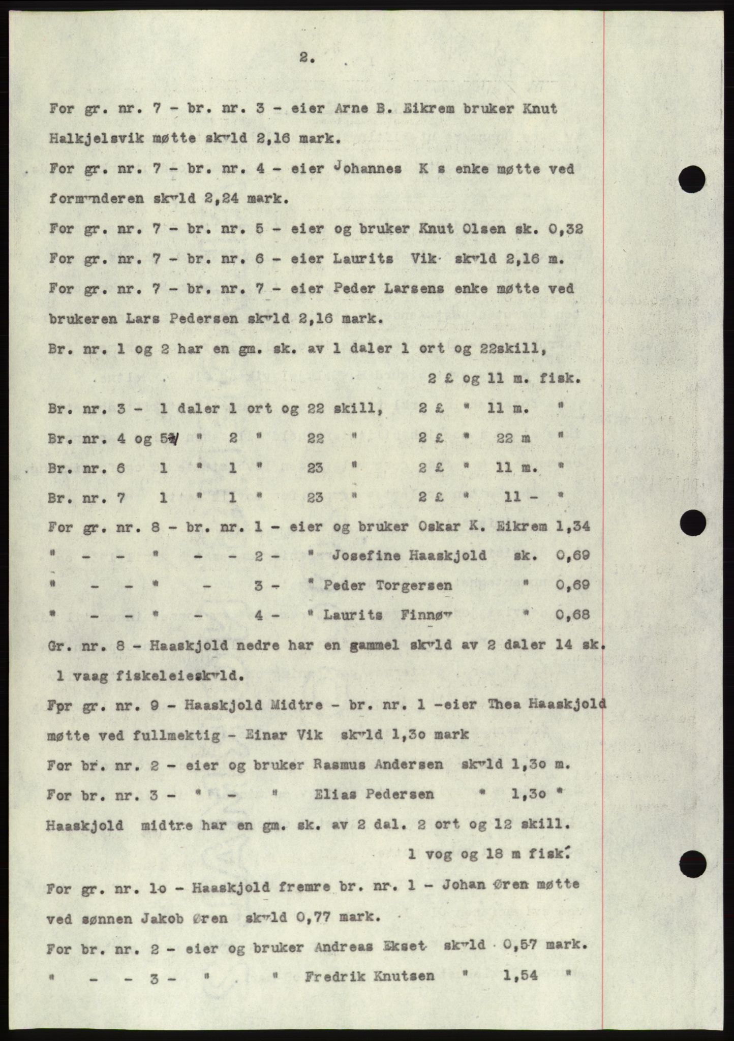 Søre Sunnmøre sorenskriveri, AV/SAT-A-4122/1/2/2C/L0077: Pantebok nr. 3A, 1945-1946, Dagboknr: 768/1945