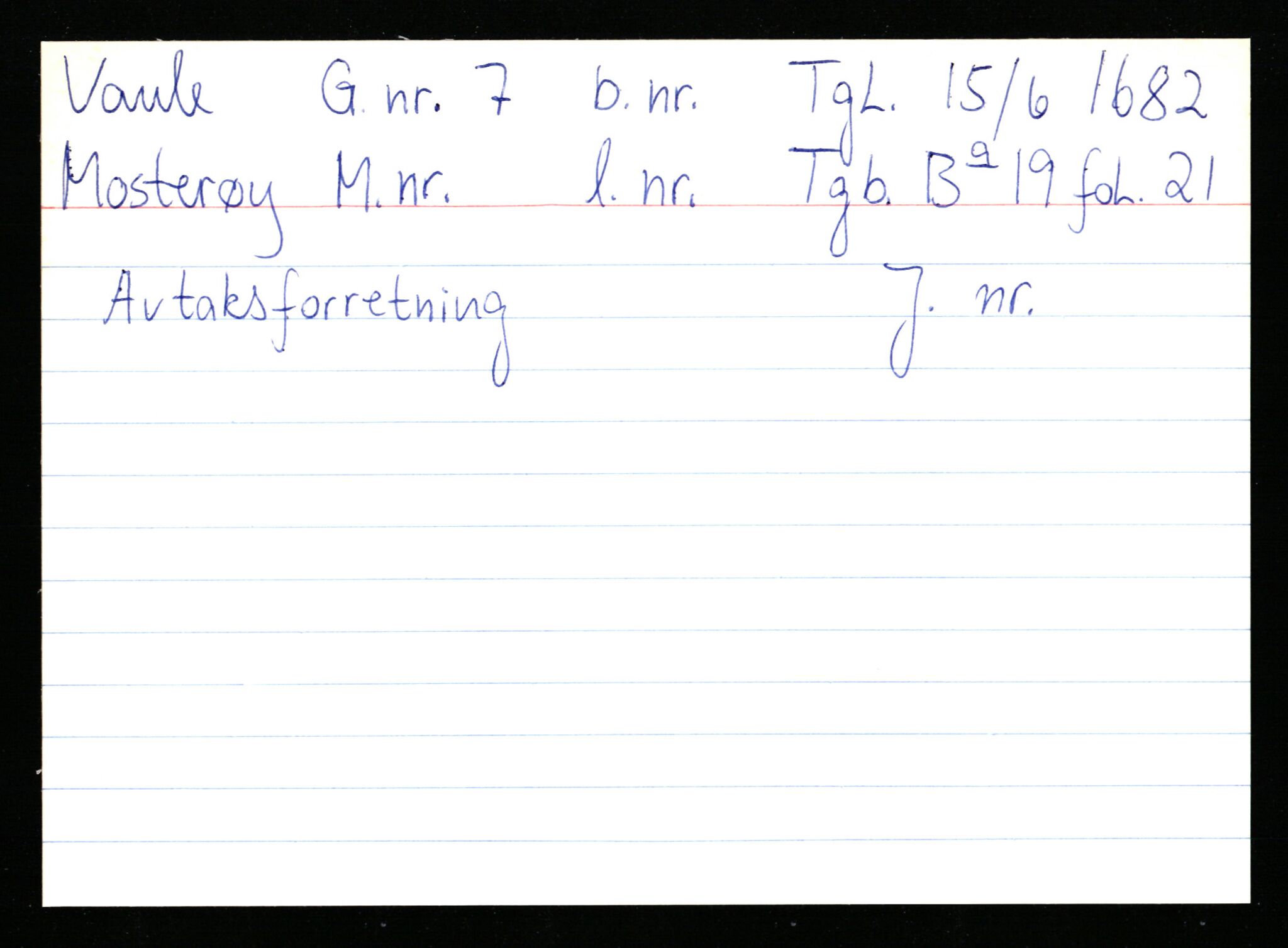Statsarkivet i Stavanger, AV/SAST-A-101971/03/Y/Ym/L0065: Åstedskort sortert etter gårdsnavn: Vatland - Vervig, 1600-1950, s. 195