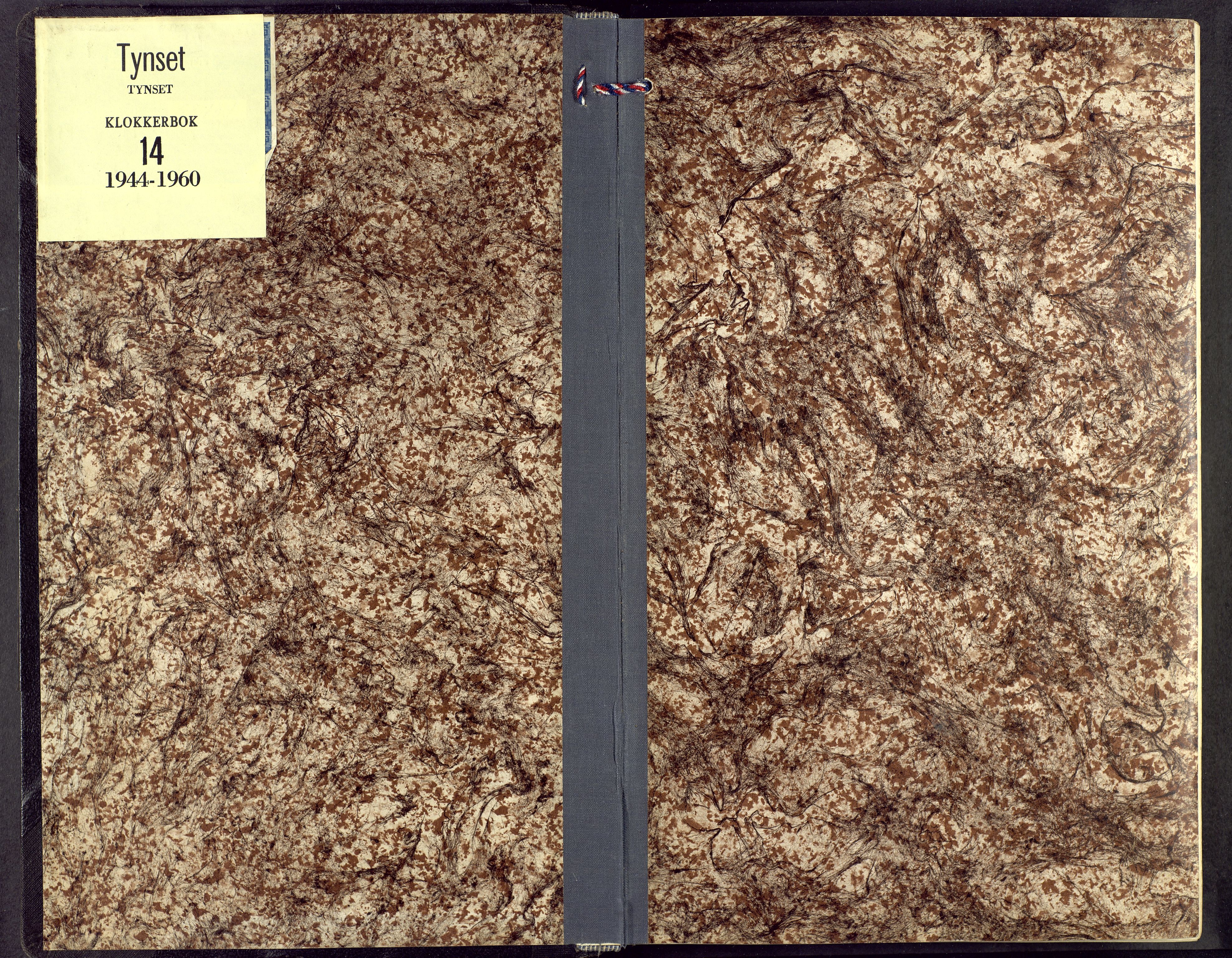Tynset prestekontor, AV/SAH-PREST-058/H/Ha/Hab/L0014: Klokkerbok nr. 14, 1944-1960