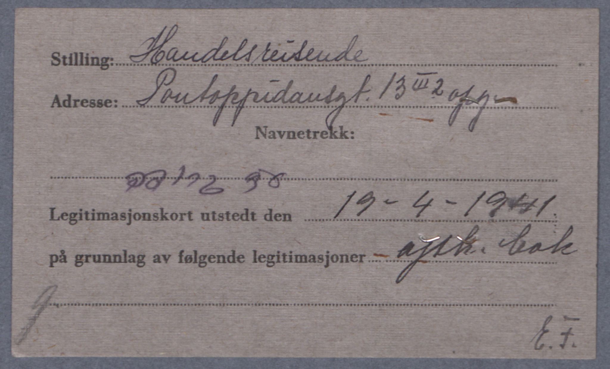 Sosialdepartementet, Våre Falne, RA/S-1708/E/Ee/L0021A: Fotografier av jøder på legitimasjonskort (1941-42), 1941-1942, s. 222