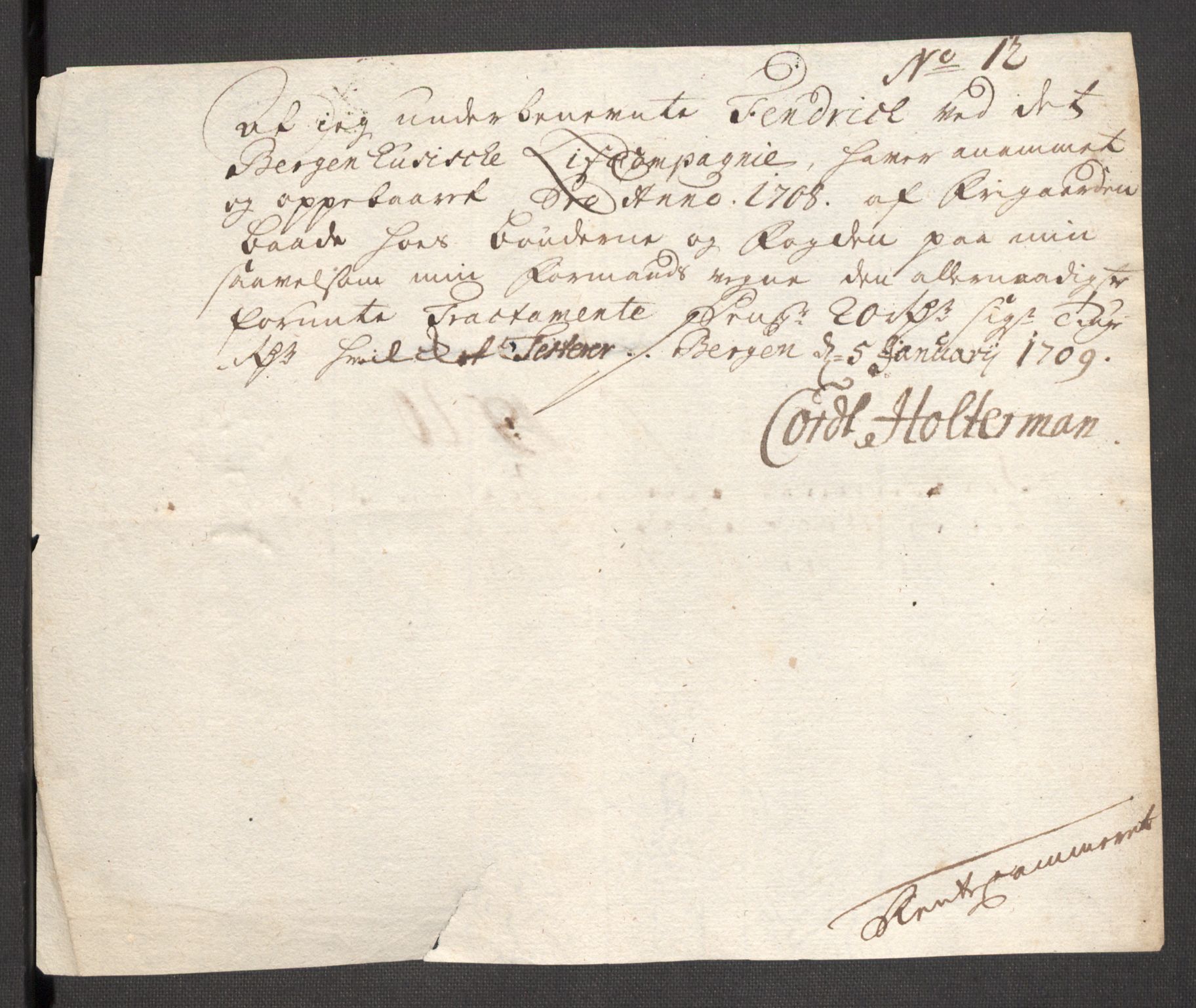 Rentekammeret inntil 1814, Reviderte regnskaper, Fogderegnskap, RA/EA-4092/R51/L3189: Fogderegnskap Nordhordland og Voss, 1708, s. 355