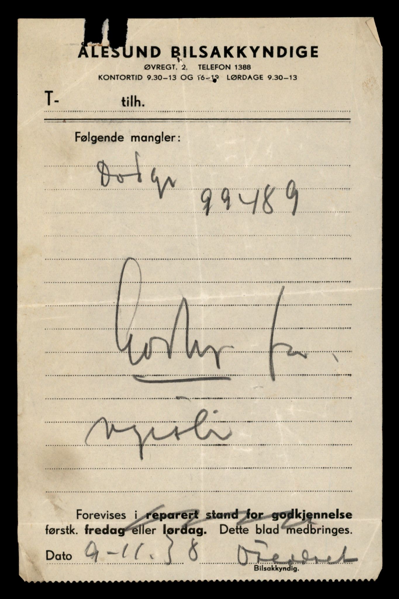 Møre og Romsdal vegkontor - Ålesund trafikkstasjon, AV/SAT-A-4099/F/Fe/L0034: Registreringskort for kjøretøy T 12500 - T 12652, 1927-1998, s. 1206